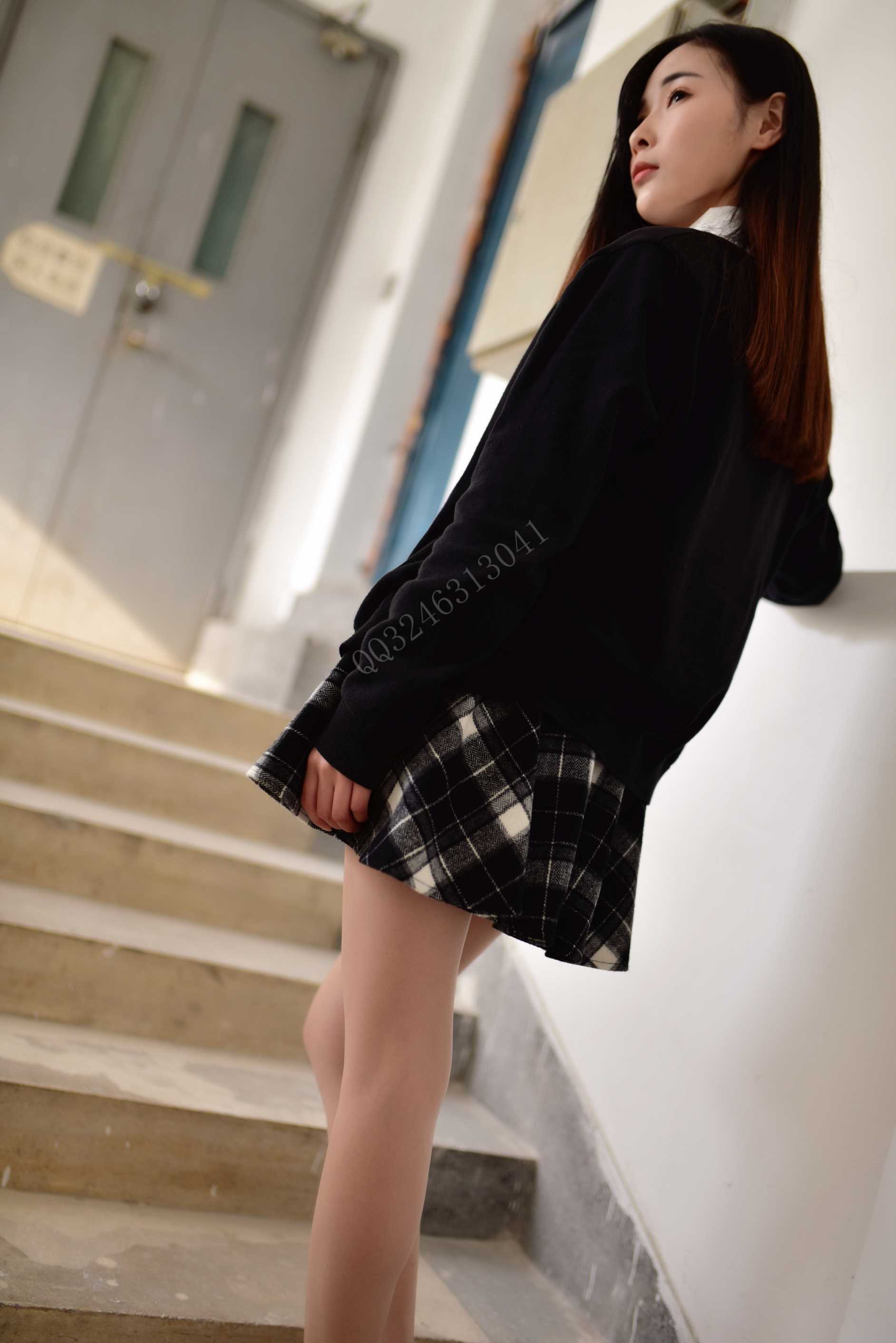 图片[4]-大生模拍 No.055 婉儿-经典肉丝配黑高 [42P305MB]-COS写真在线网