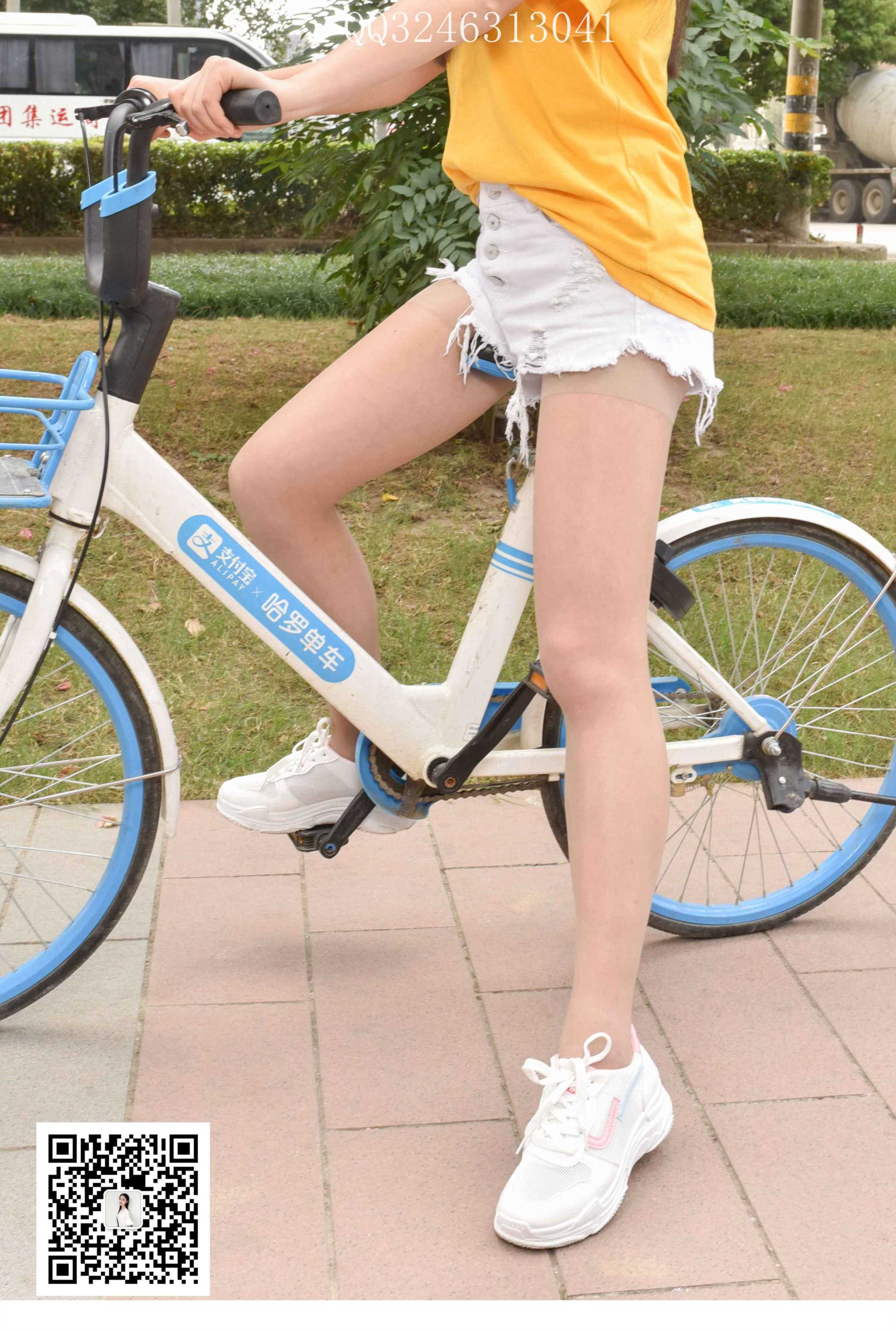 图片[2]-大生模拍 No.093 肉丝单车 [48P1V352MB]-COS写真在线网