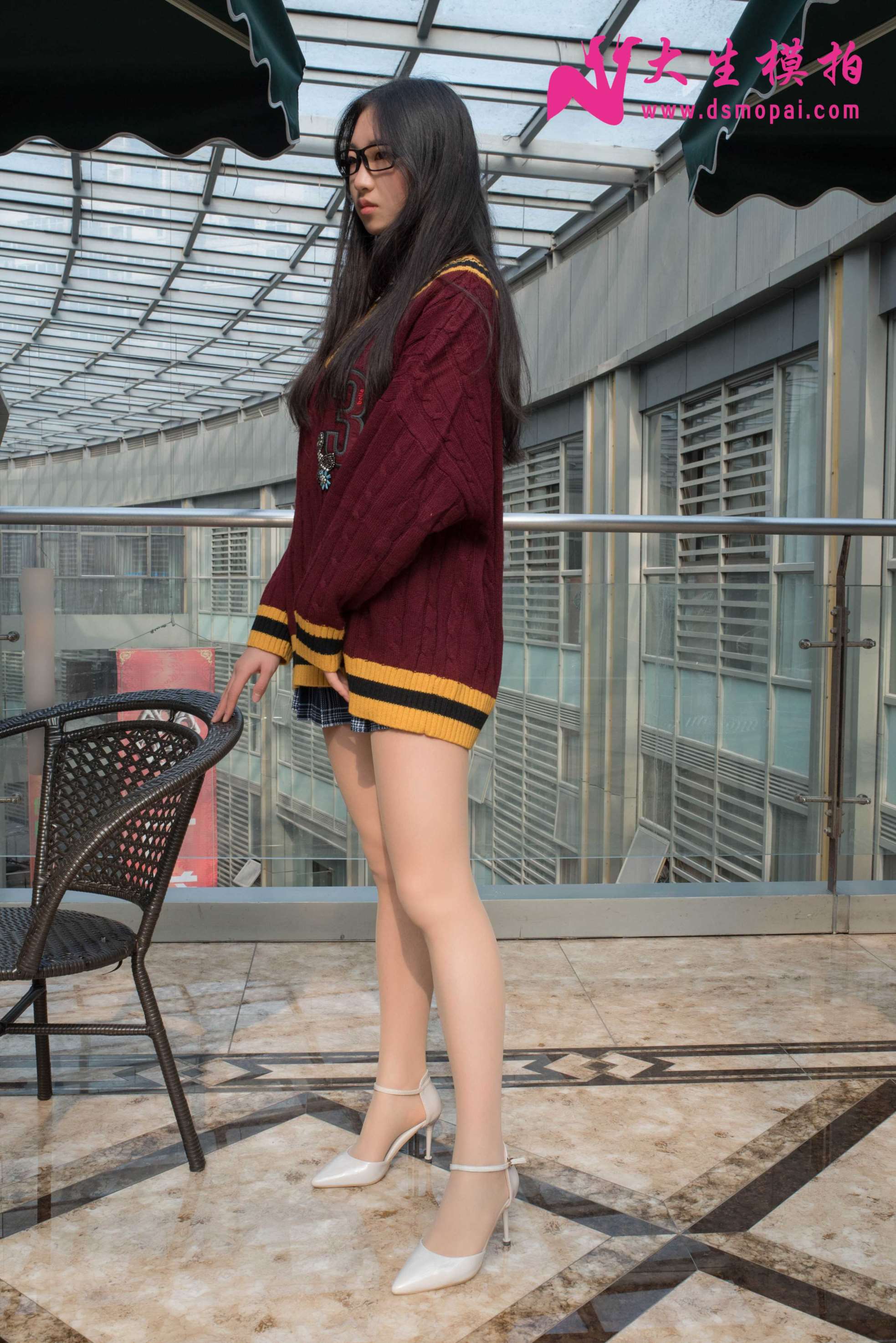 图片[3]-大生模拍 No.102 雯雯 肉丝小秘书 [41P1V242MB]-COS写真在线网