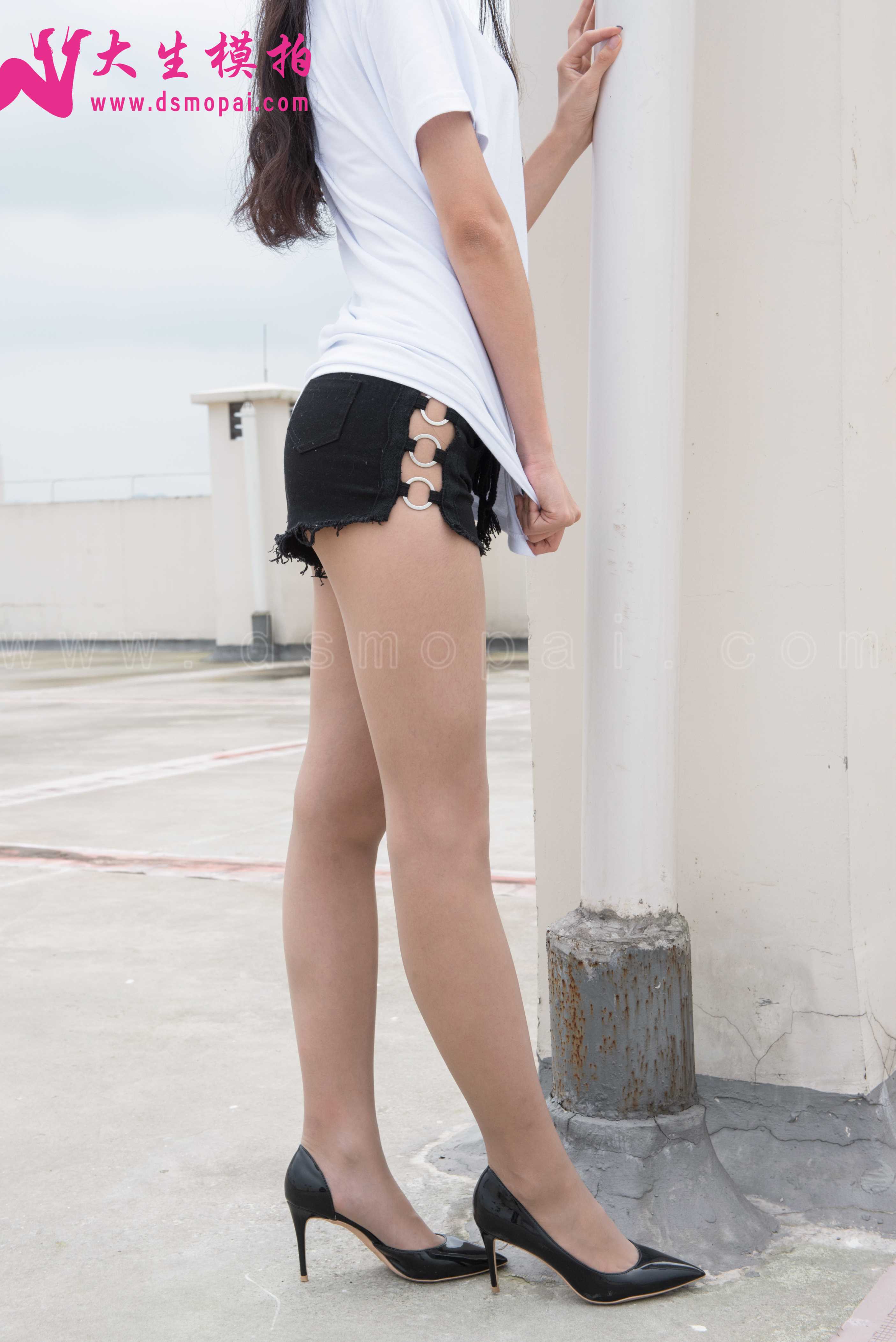 图片[3]-大生模拍 No.134 小柒 短裤里，只穿了丝 [80P1V670MB]-COS写真在线网