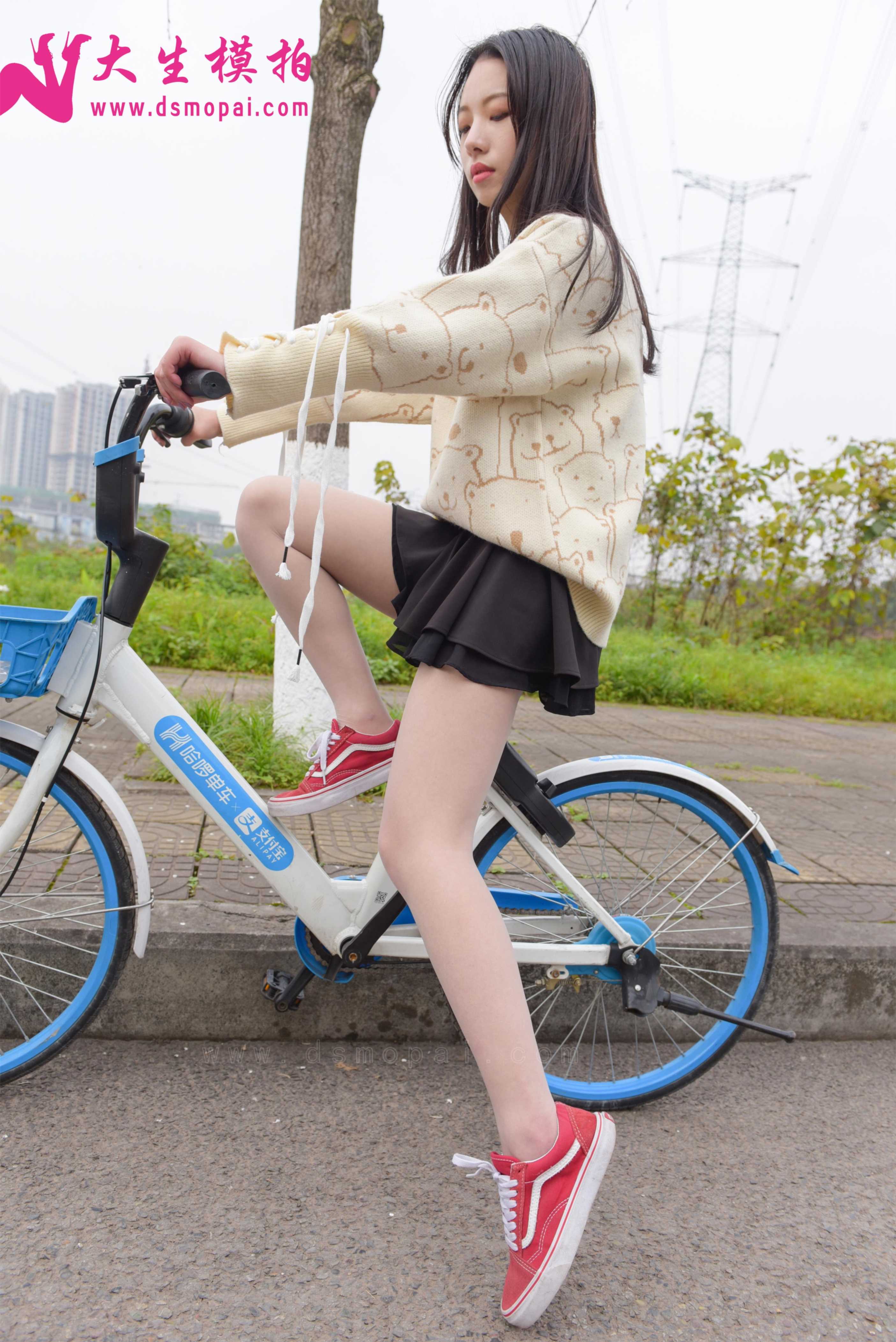 图片[4]-大生模拍 No.172 青青 单车少女 [49P145MB]-COS写真在线网