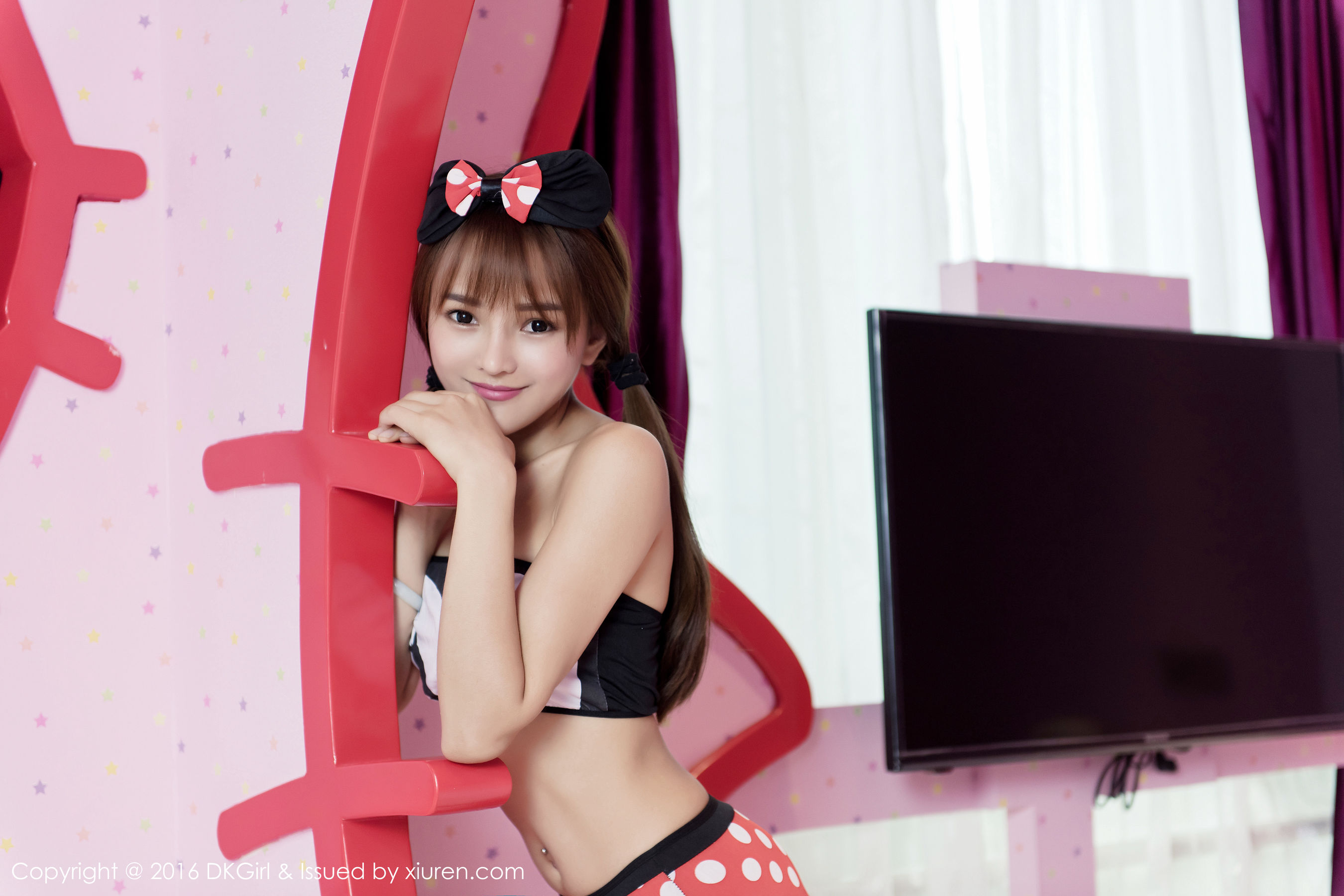 图片[3]-岑雨桥《粉红圣诞主题系列》 御女郎DKGirl VOL.003 [53P]-COS写真在线网