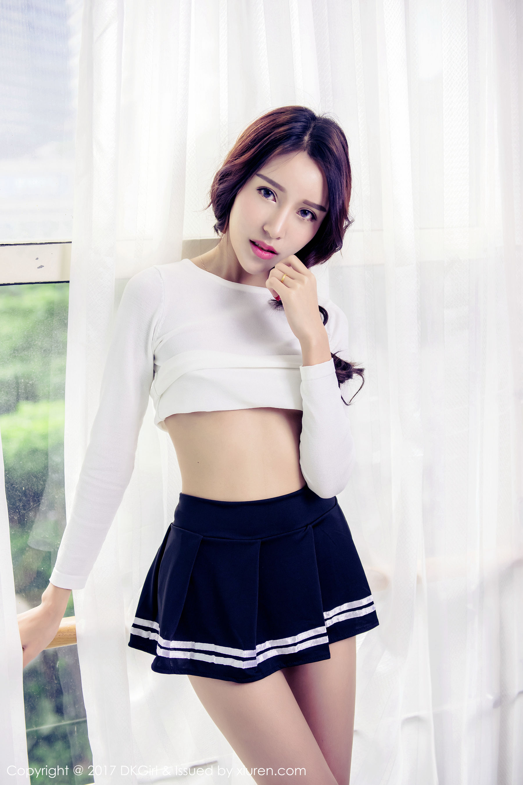 图片[5]-欧尼anne《清新秀丽，无敌美腿女神》 御女郎DKGirl VOL.006 [46P]-COS写真在线网