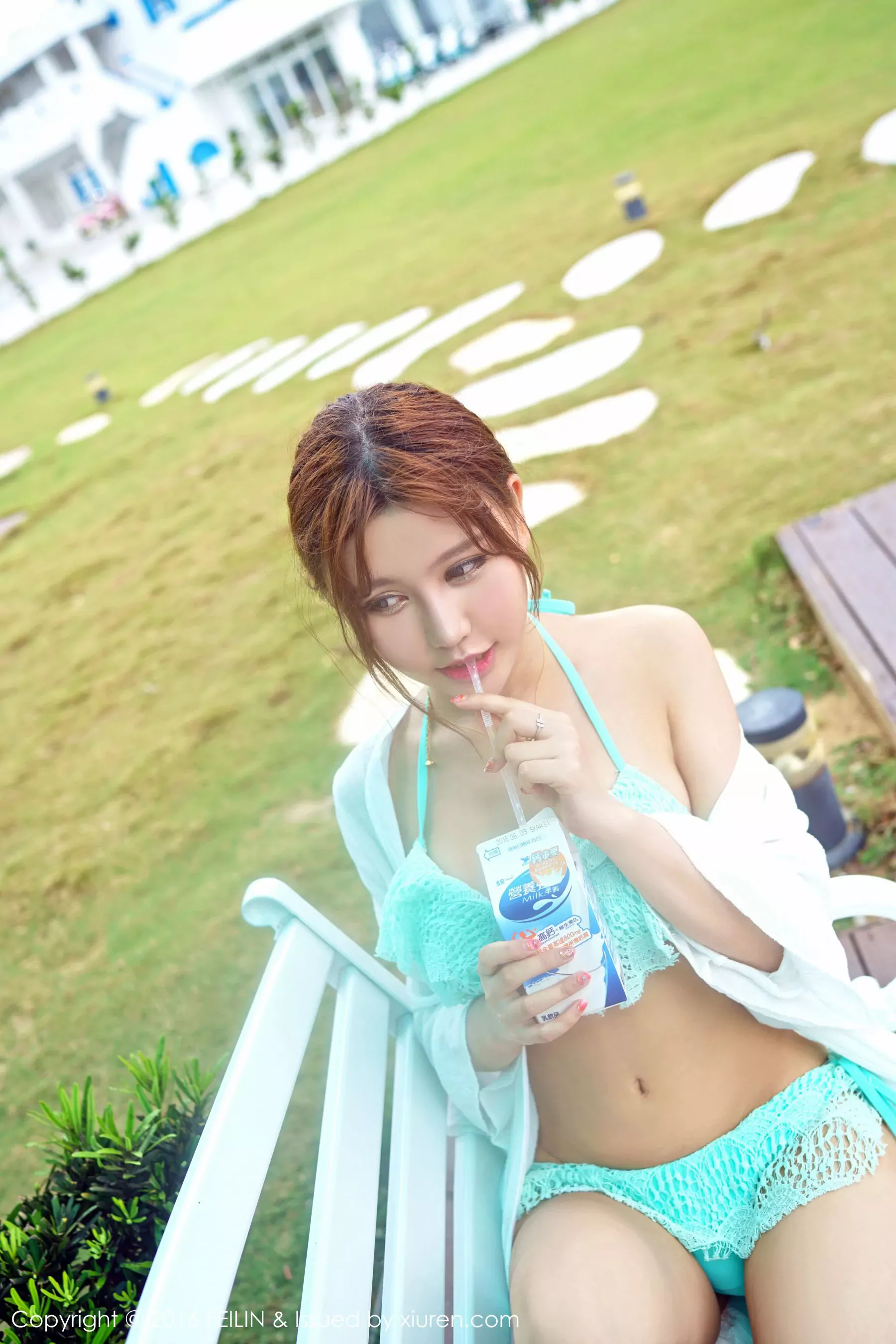 图片[2]-Milk楚楚《2套内衣+小清新装扮》 嗲囡囡 Vol.048-COS写真在线网