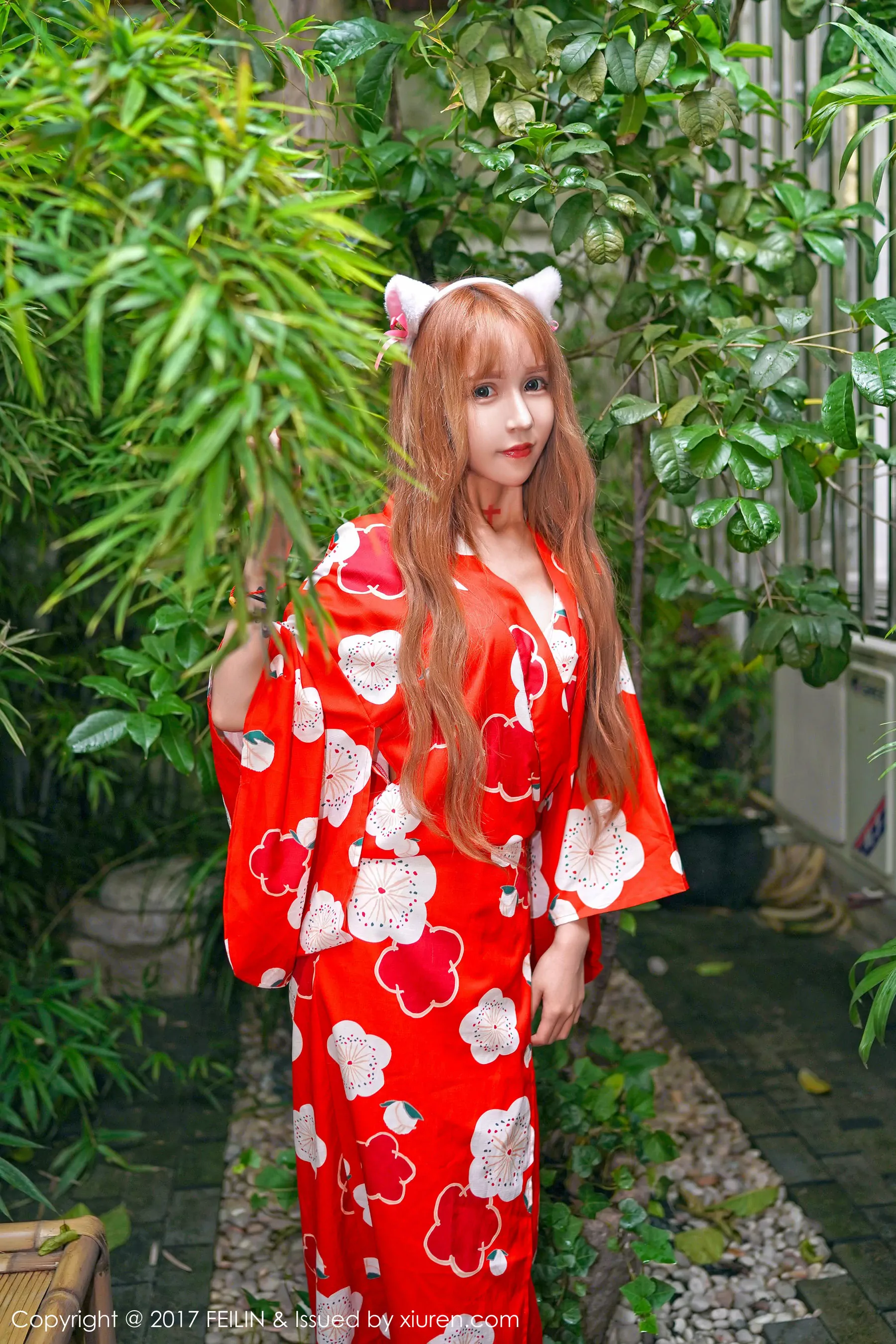 图片[2]-顾北北《和服猫女，柔桡轻曼，妩媚纤弱》 嗲囡囡 VOL.102-COS写真在线网