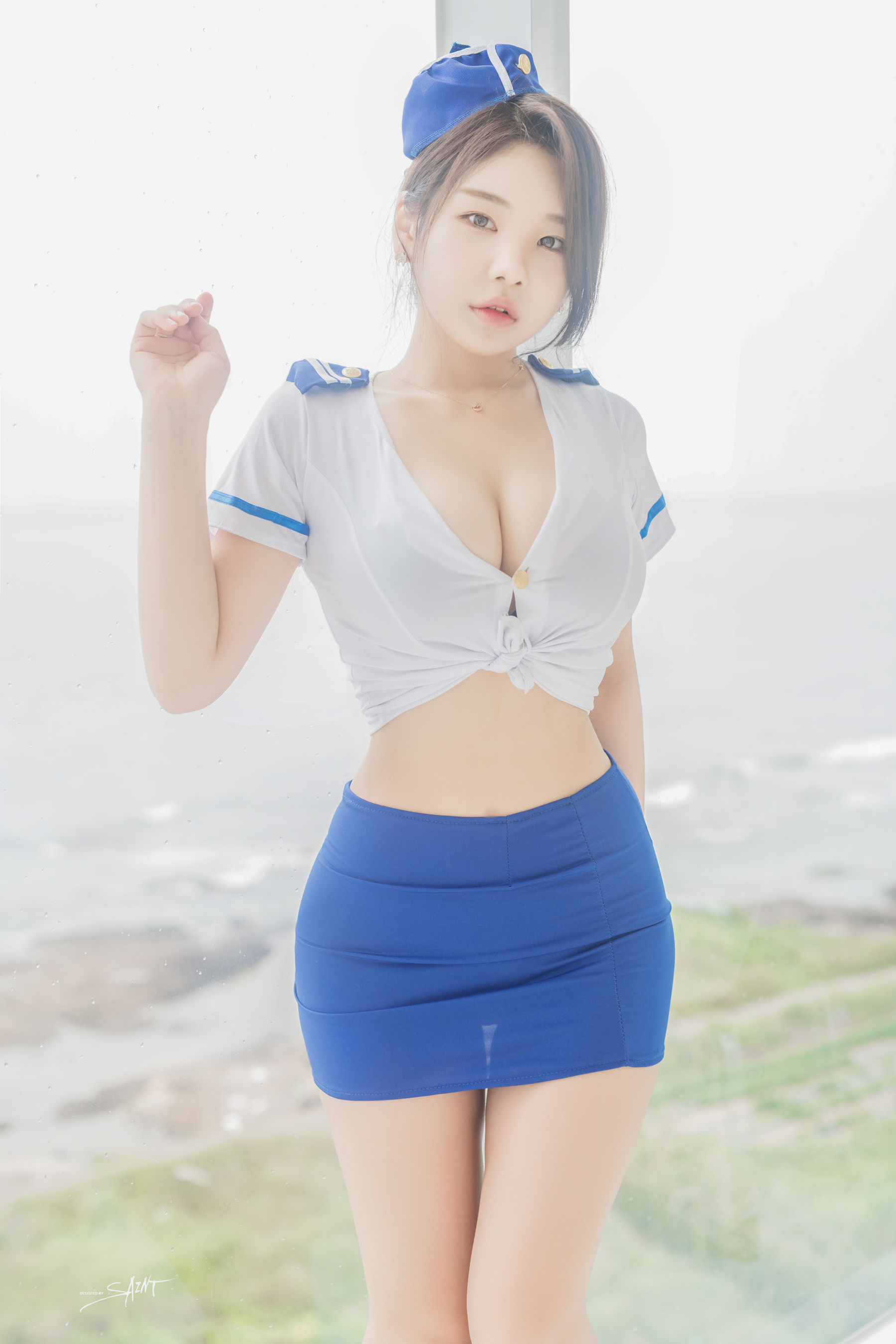 saintphotolife Zzyuri – Vol.14 Blue Marine [61P] - 秀人网免费无水印在线套图写真