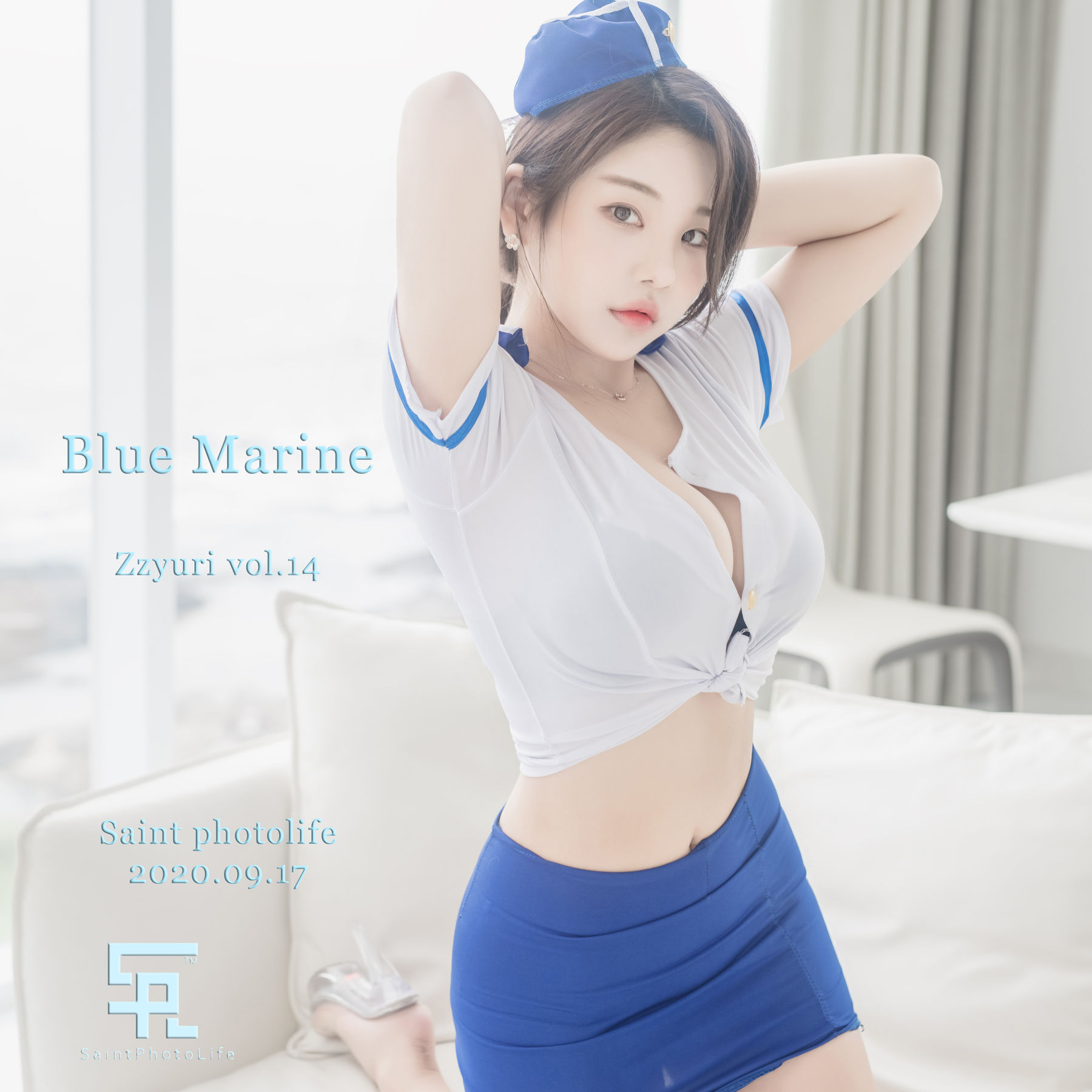 saintphotolife Zzyuri – Vol.14 Blue Marine [61P] - 秀人网免费无水印在线套图写真