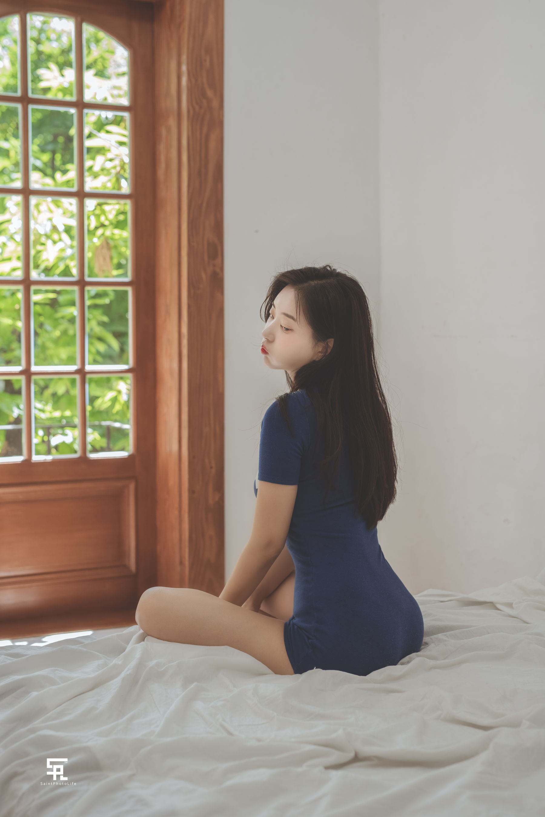 [saintphotolife] 韩国妹子申才恩(Zennyrt) – One summer day [48P] - 秀人网免费无水印在线套图写真