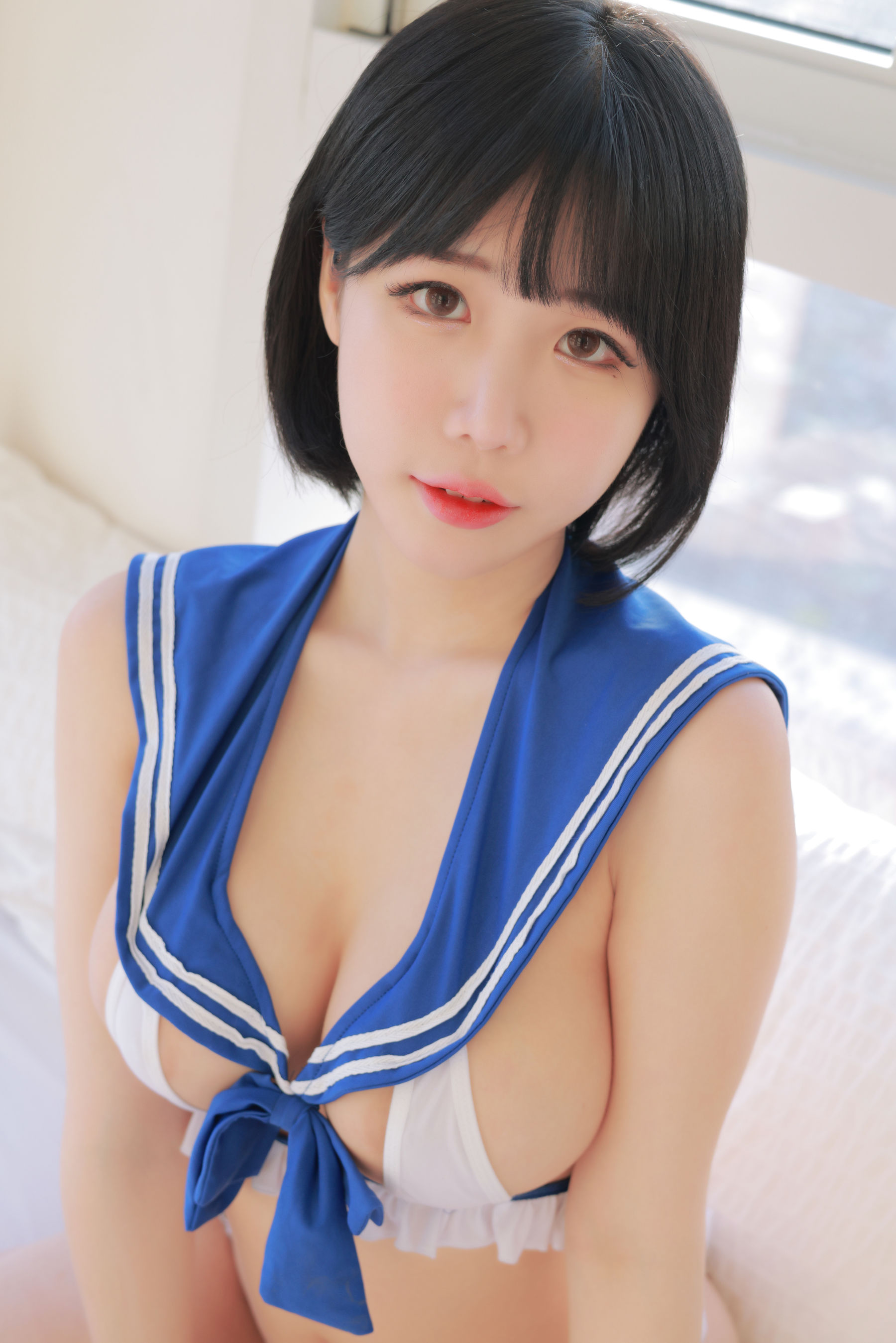 韩网可爱性感网红Addielyn – Sailor GIRL [36P] - 秀人网免费无水印在线套图写真