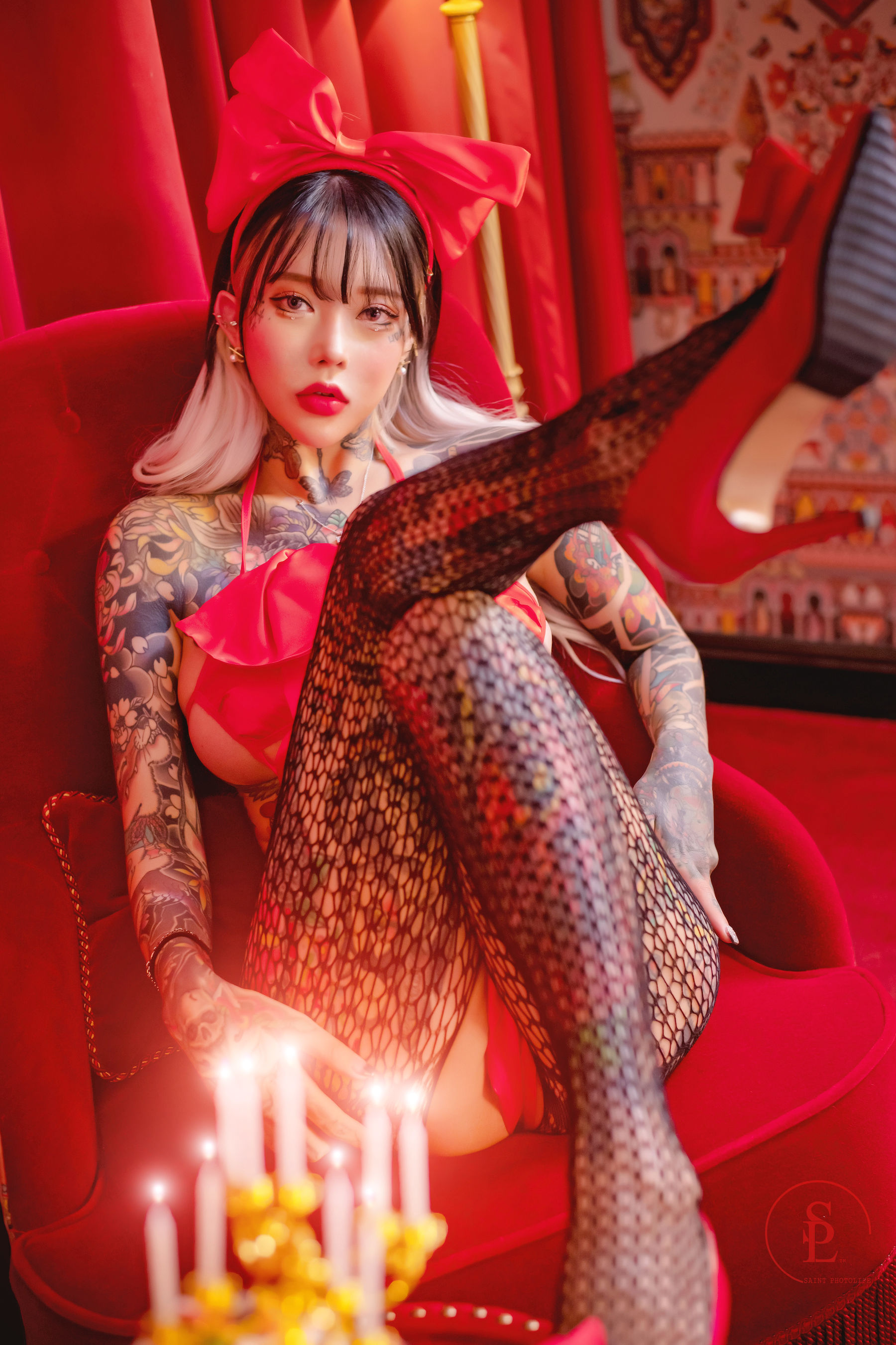 [saintphotolife] Yoko – Vol.03 Xmas [72P] - 秀人网免费无水印在线套图写真