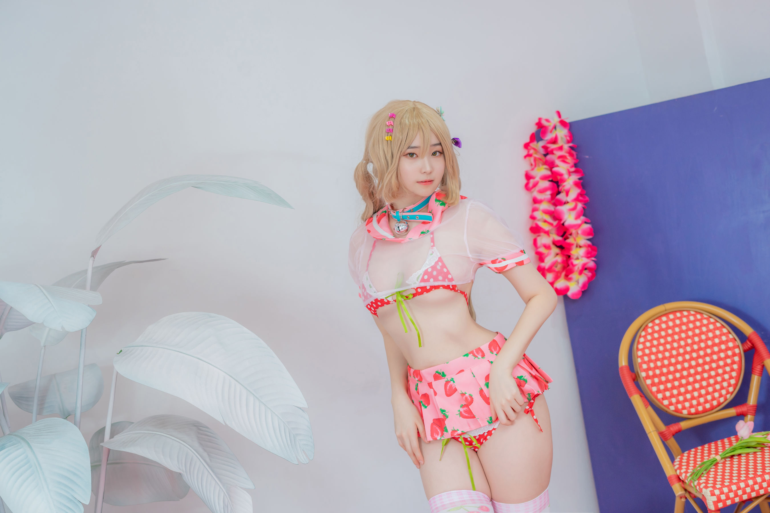 [CreamSoda] Bambi – Over knee socks [140P] - 秀人网免费无水印在线套图写真