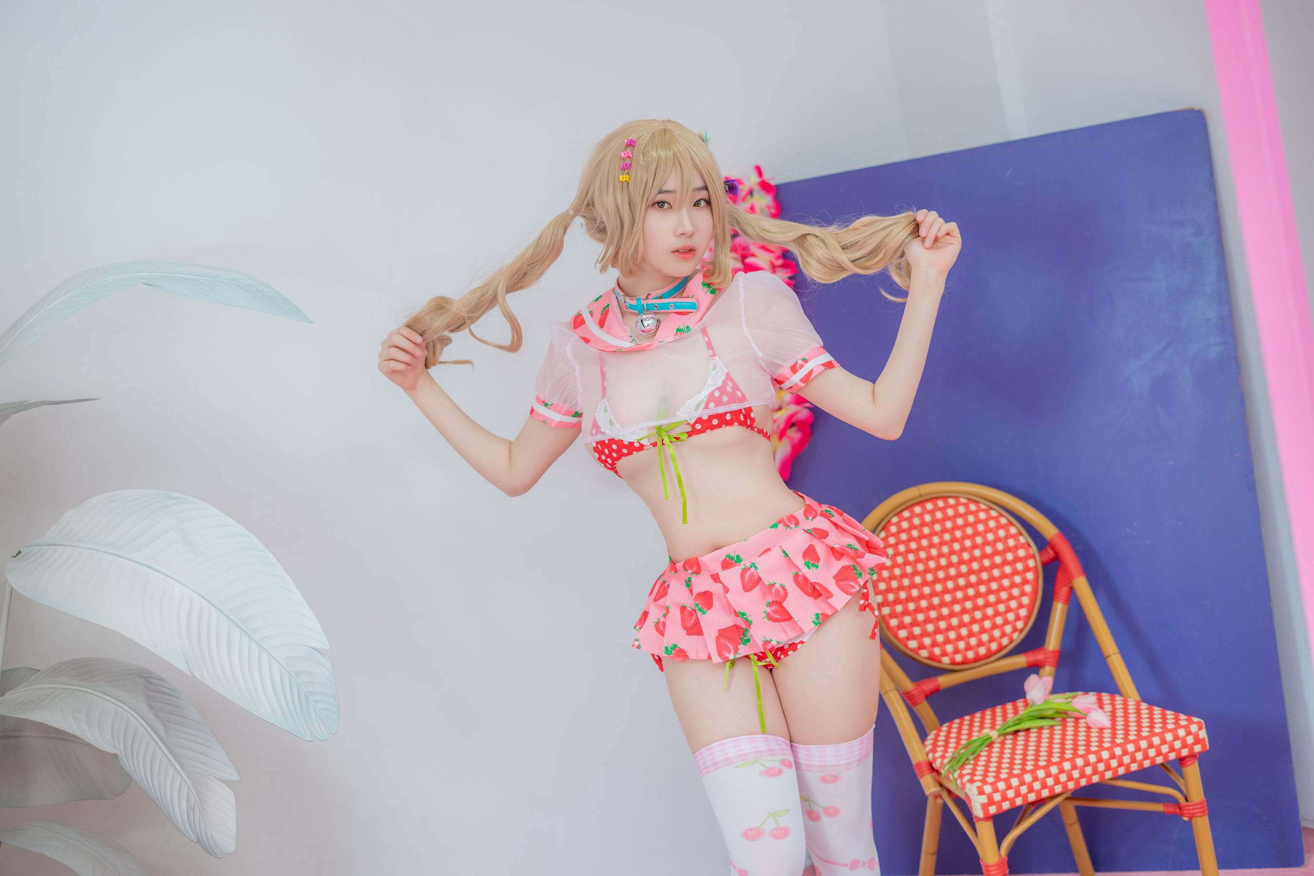 [CreamSoda] Bambi – Over knee socks [140P] - 秀人网免费无水印在线套图写真