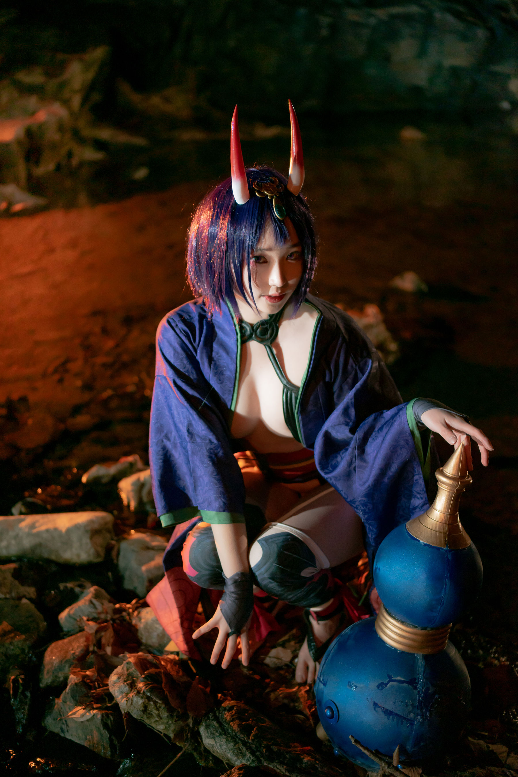 [CreamSoda] Bambi – Shutendoji Cosplay [39P] - 秀人网免费无水印在线套图写真