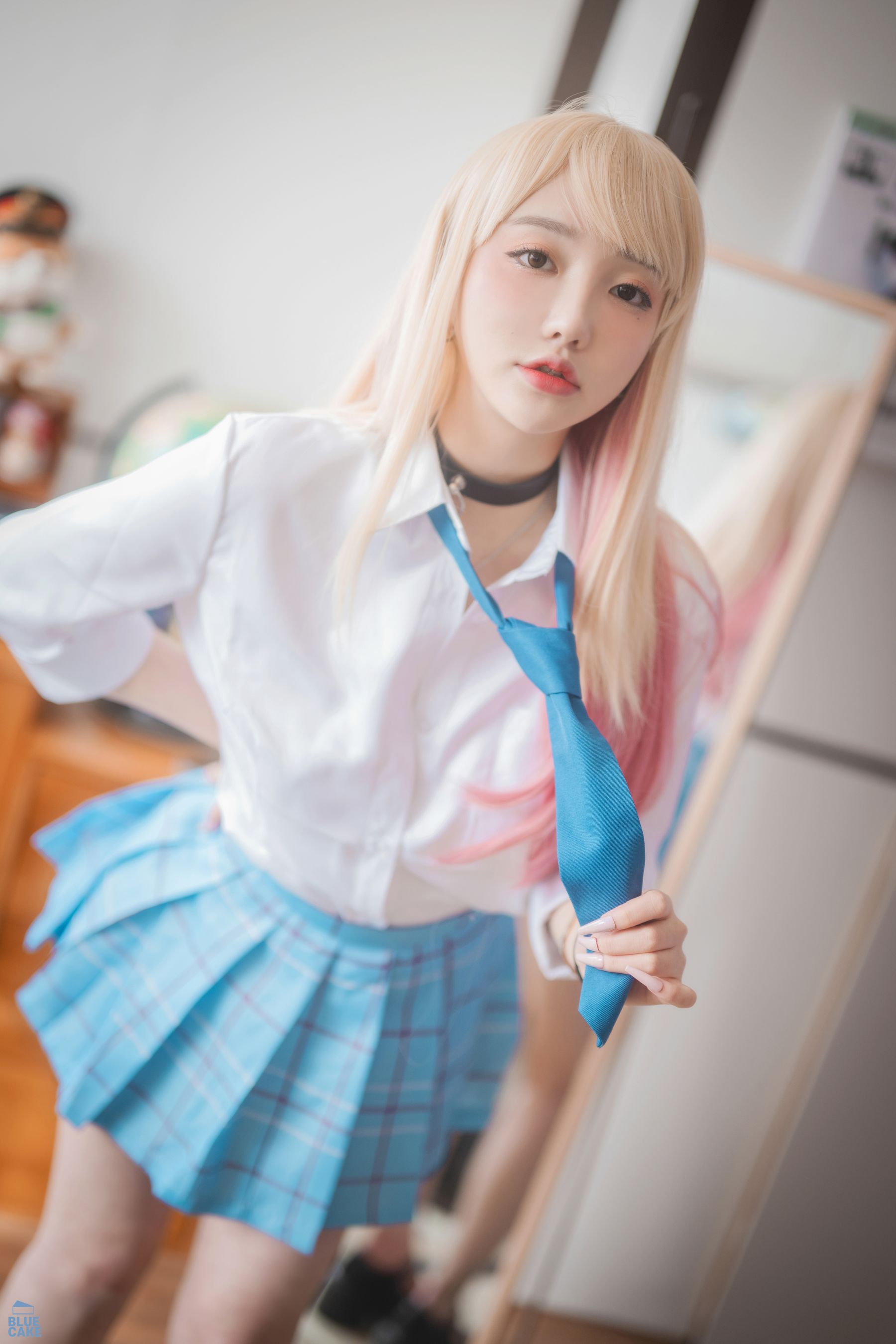 [BLUECAKE] YeEun – Marin Kitagawa WHITE ver [148P] - 秀人网免费无水印在线套图写真