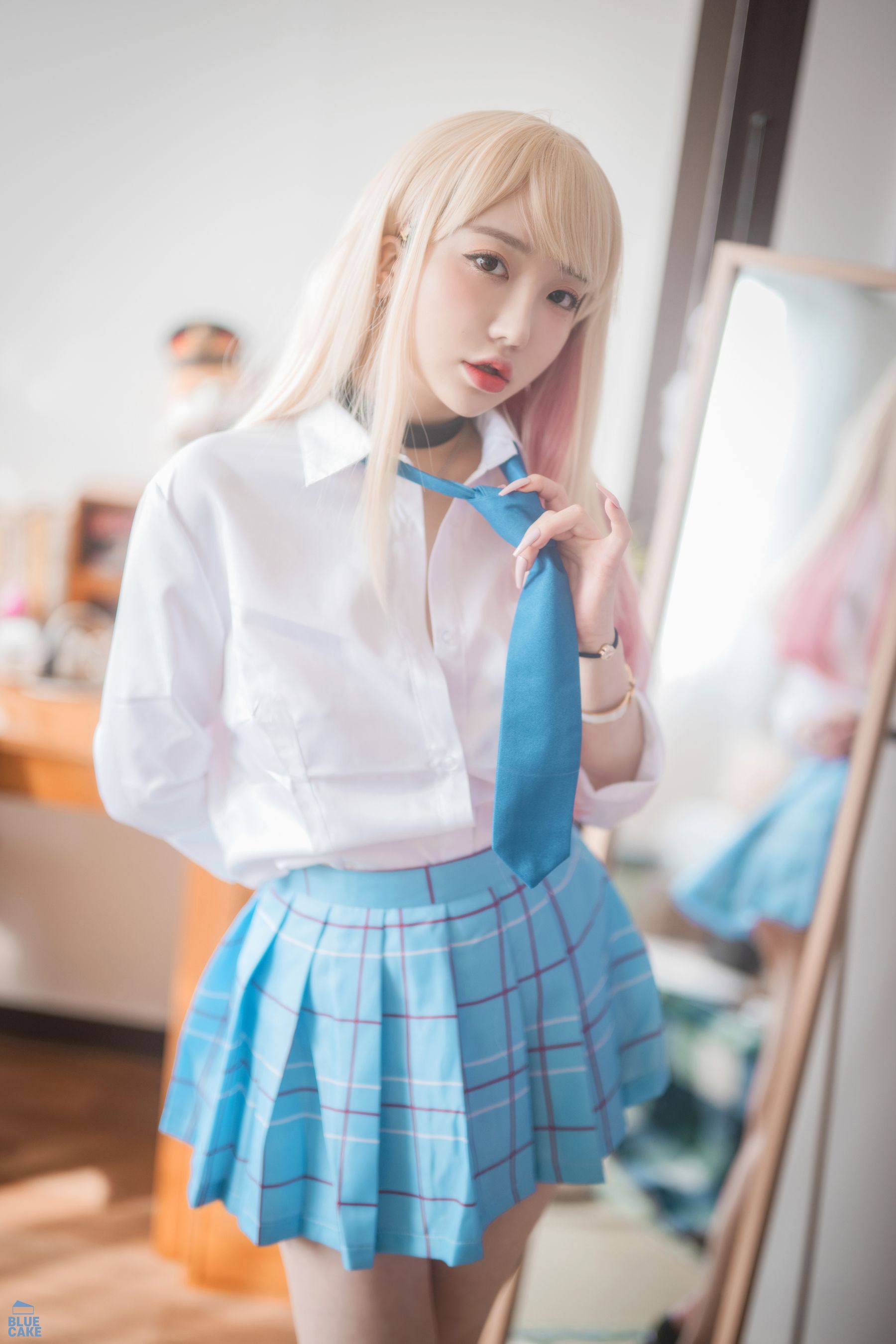 [BLUECAKE] YeEun – Marin Kitagawa WHITE ver [148P] - 秀人网免费无水印在线套图写真