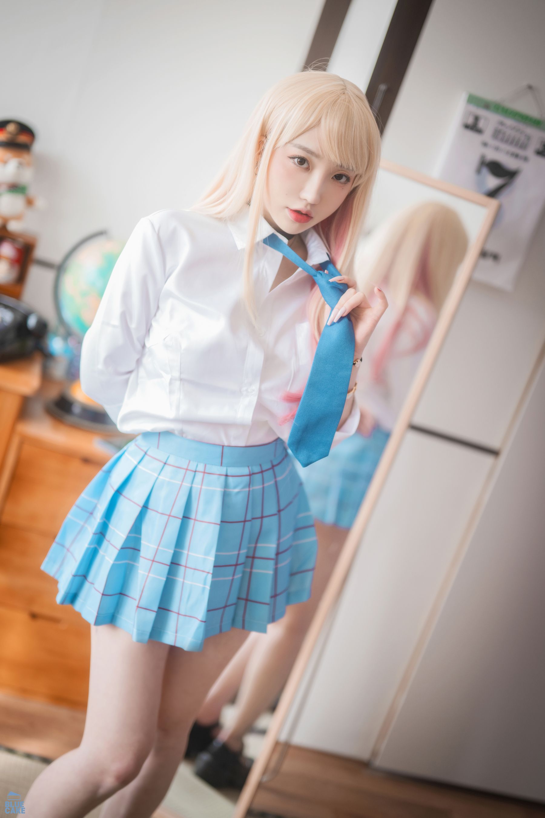 [BLUECAKE] YeEun – Marin Kitagawa WHITE ver [148P] - 秀人网免费无水印在线套图写真