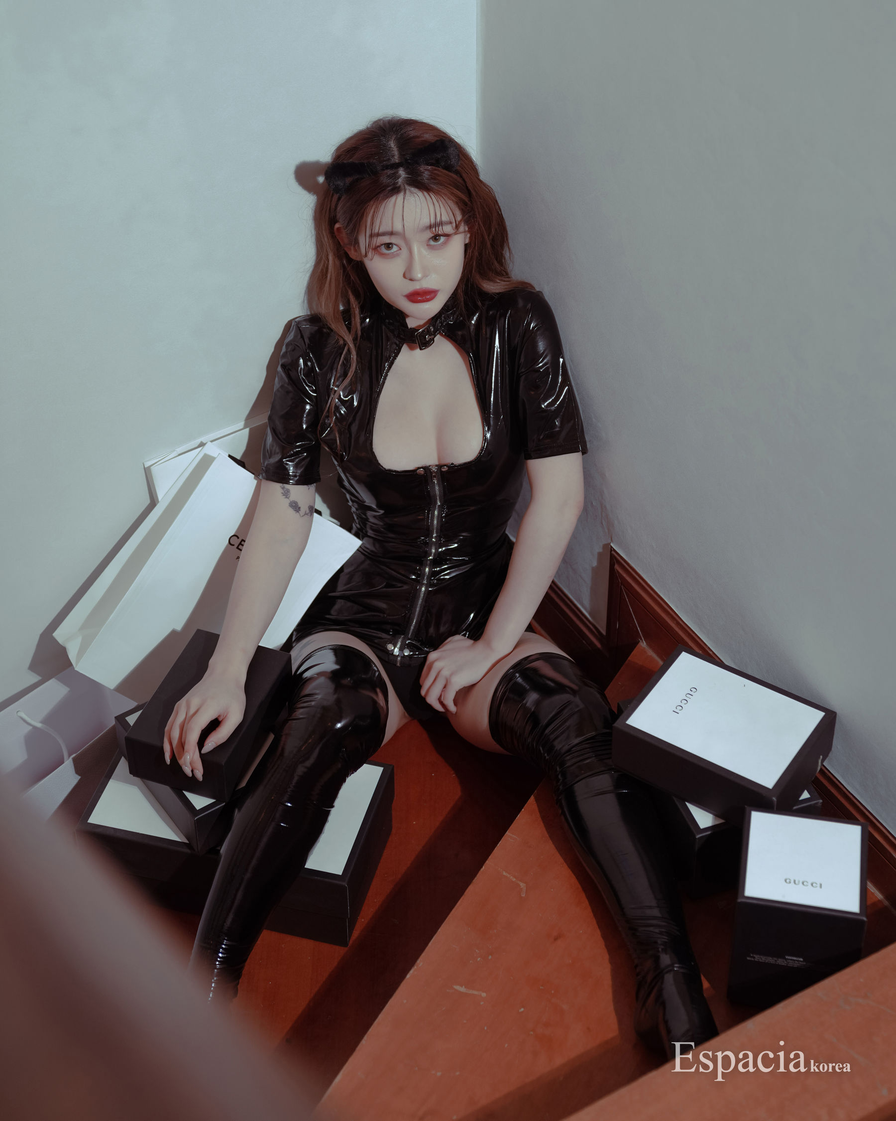 [ESPACIAKOREA] EXC-092 – Rahee [17P] - 秀人网免费无水印在线套图写真