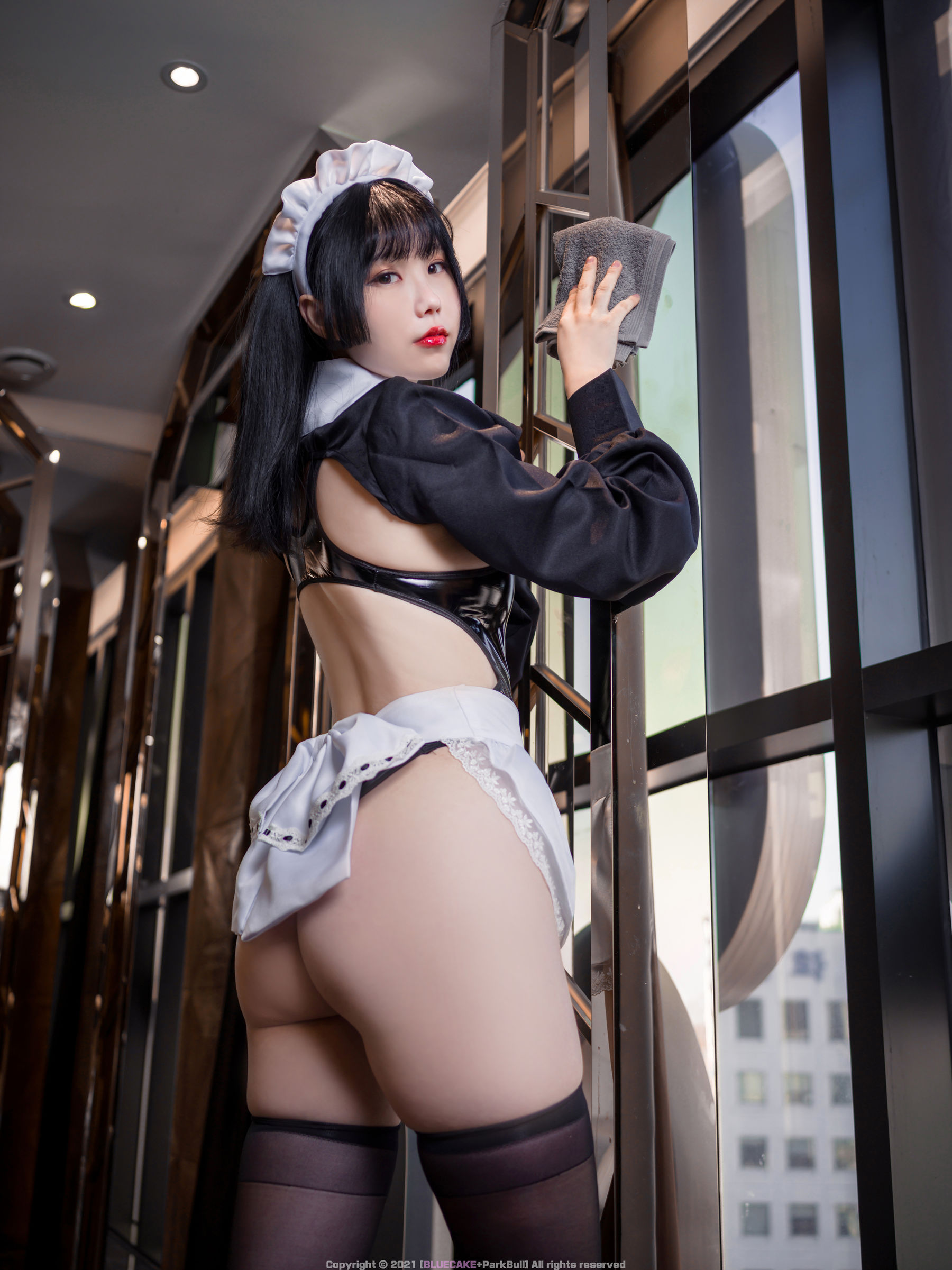 [BLUECAKE] Jamong – Maid J S.Ver [101P] - 秀人网免费无水印在线套图写真