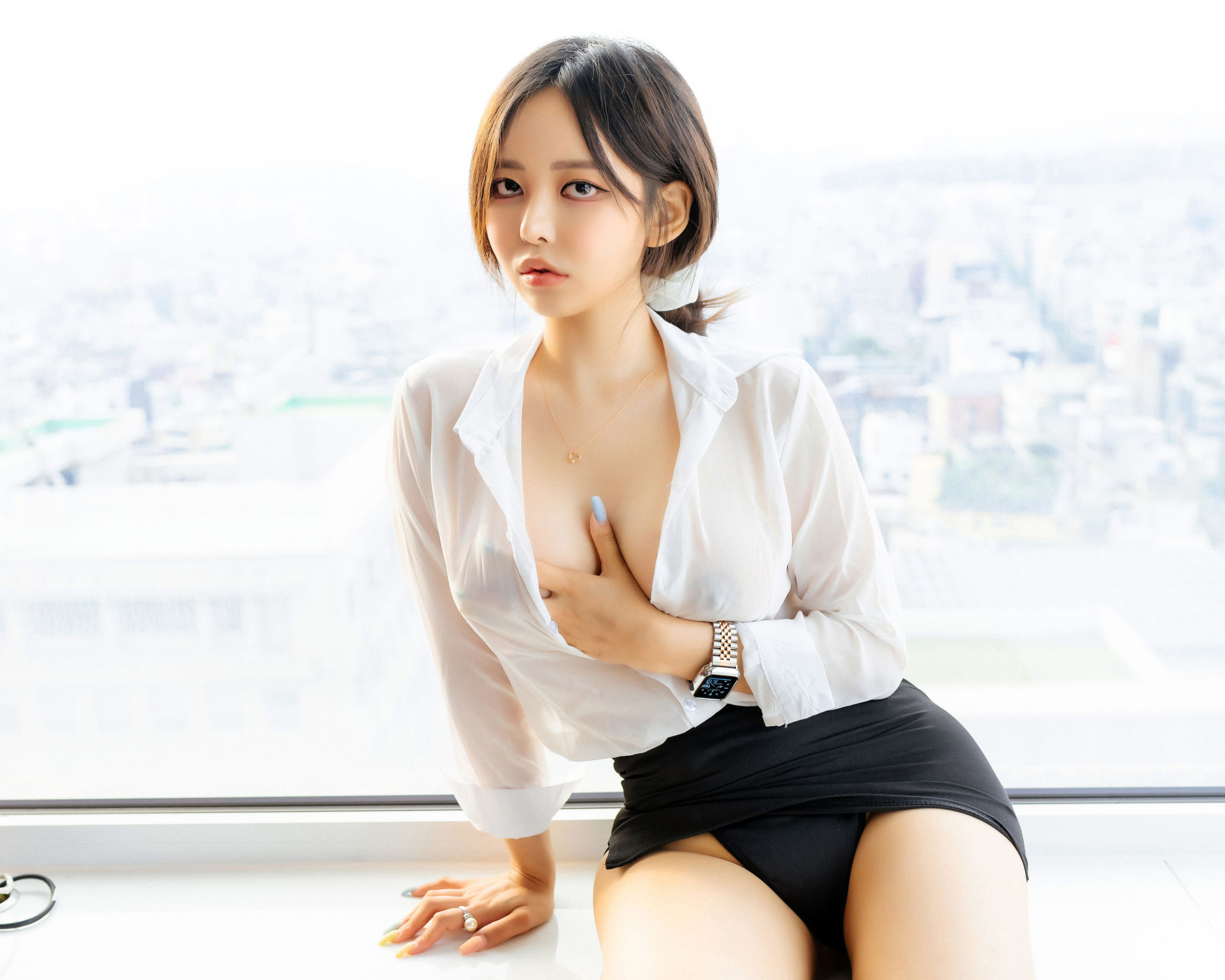 [Moon Night Snap] – Jia《Secretary girl》 [25P] - 秀人网免费无水印在线套图写真