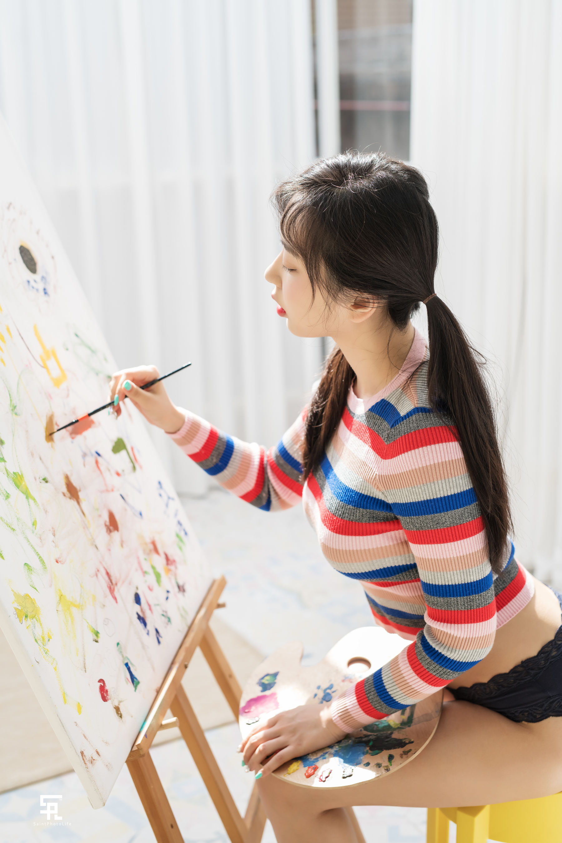 [saintphotolife] 韩国妹子申才恩(Zennyrt) – daily life [40P] - 秀人网免费无水印在线套图写真