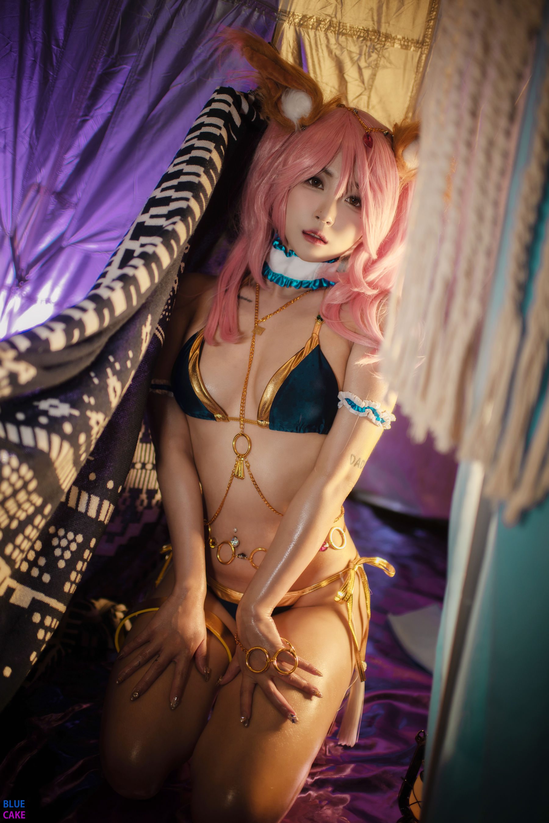 [BLUECAKE] Bomi – Pink Dancer [73P] - 秀人网免费无水印在线套图写真