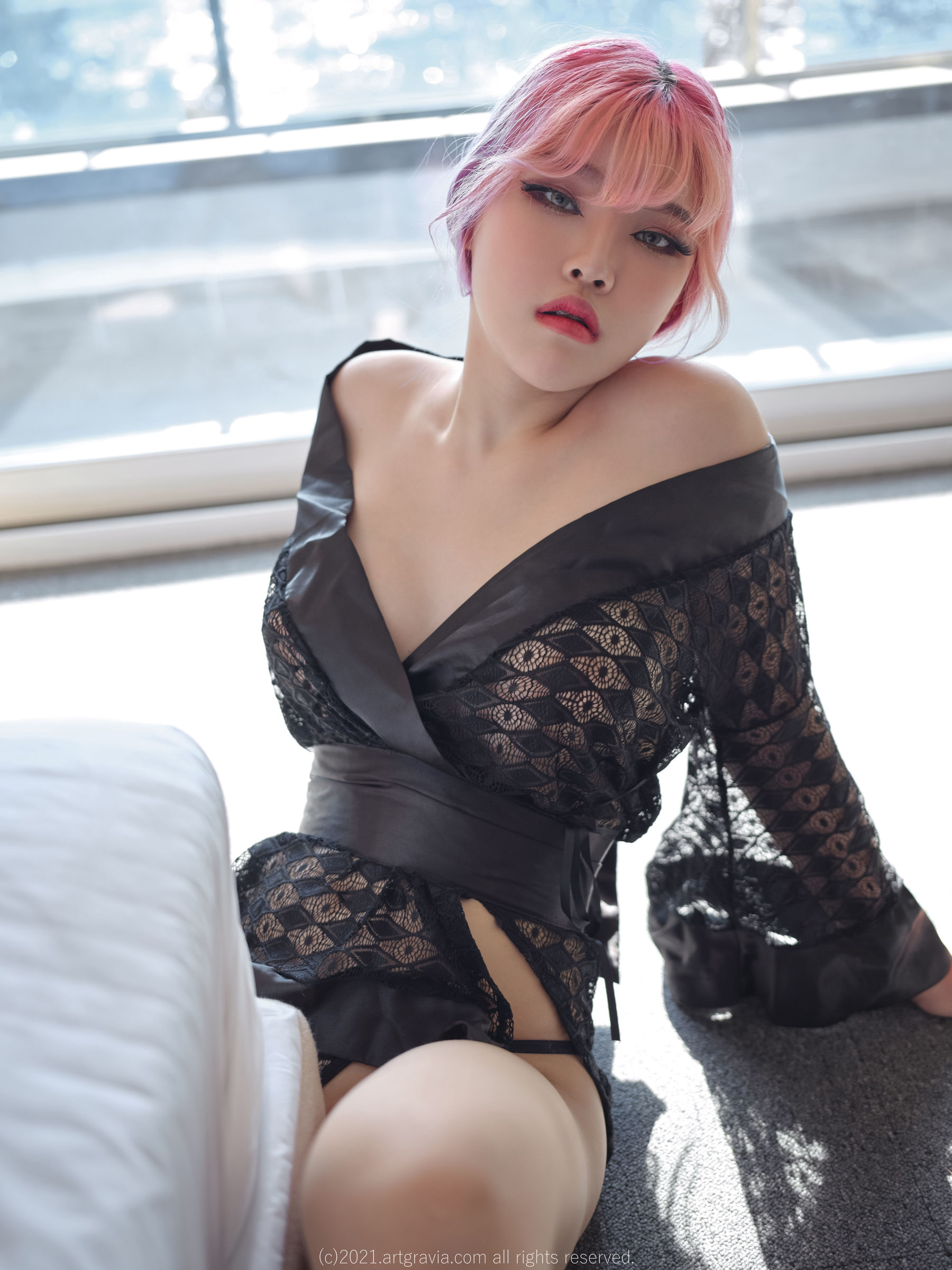 [ARTGRAVIA] VOL.273 Oh Duck Hwa 金发女郎 [69P] - 秀人网免费无水印在线套图写真