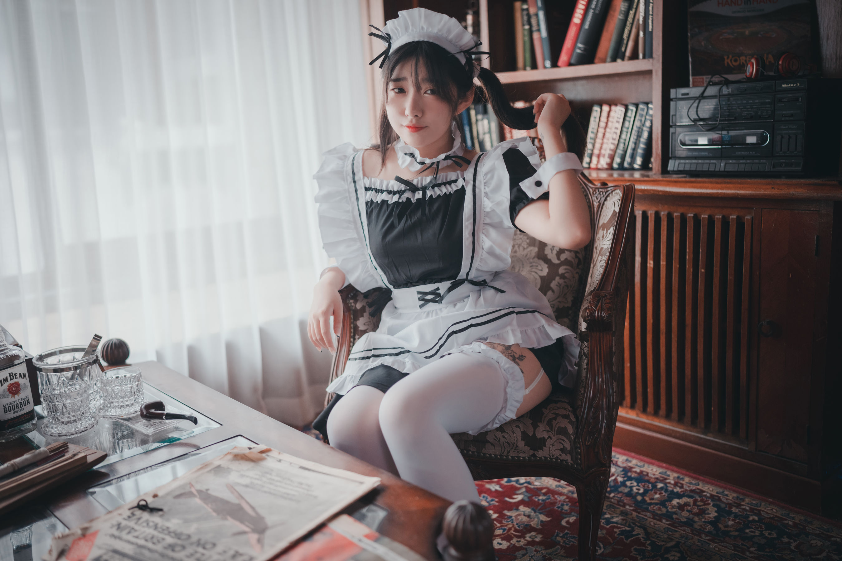[DJAWA] Sonson – Maid Mansion No6 [92P] - 秀人网免费无水印在线套图写真