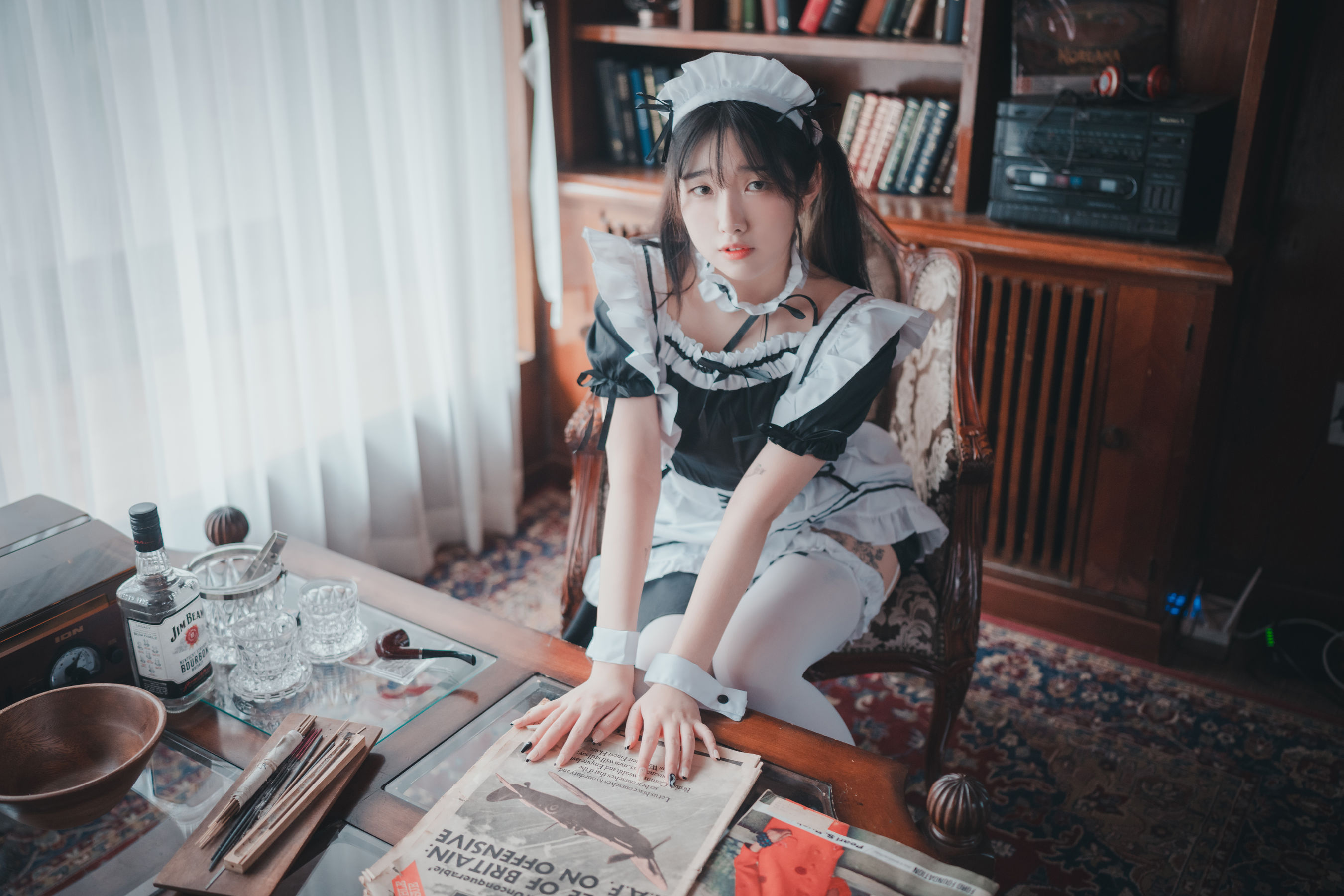 [DJAWA] Sonson – Maid Mansion No6 [92P] - 秀人网免费无水印在线套图写真