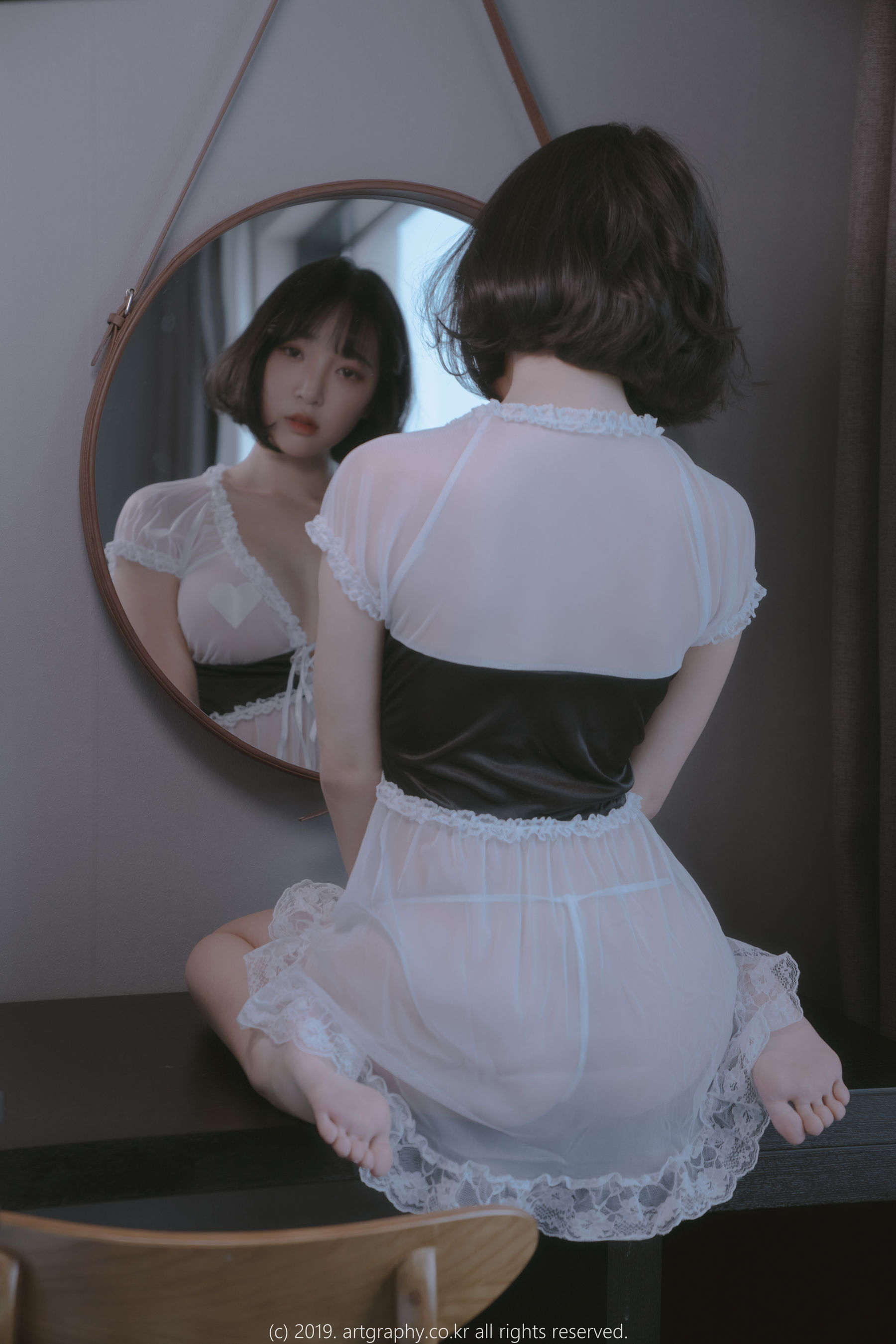 [ARTGRAVIA] VOL.069 姜仁卿 – 透视睡衣+古典红色睡袍 [45P] - 秀人网免费无水印在线套图写真