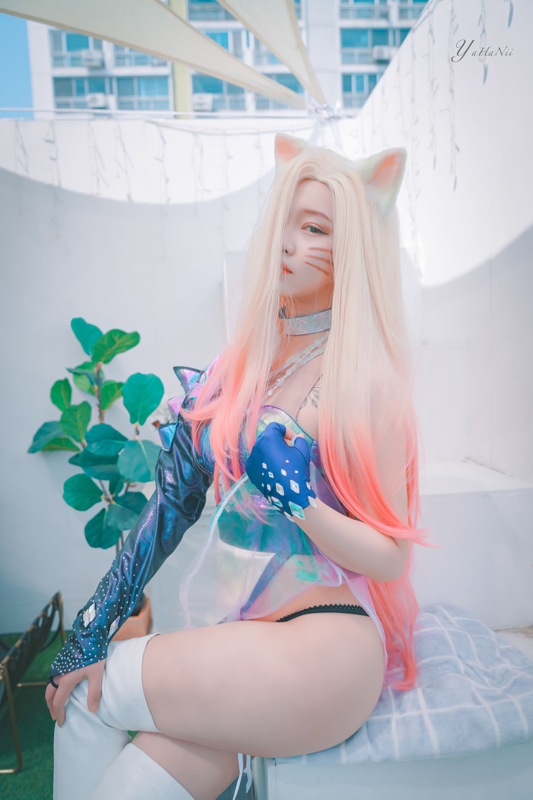 [YAHANII] Mi Ru – KDA Ahri [113P] - 秀人网免费无水印在线套图写真