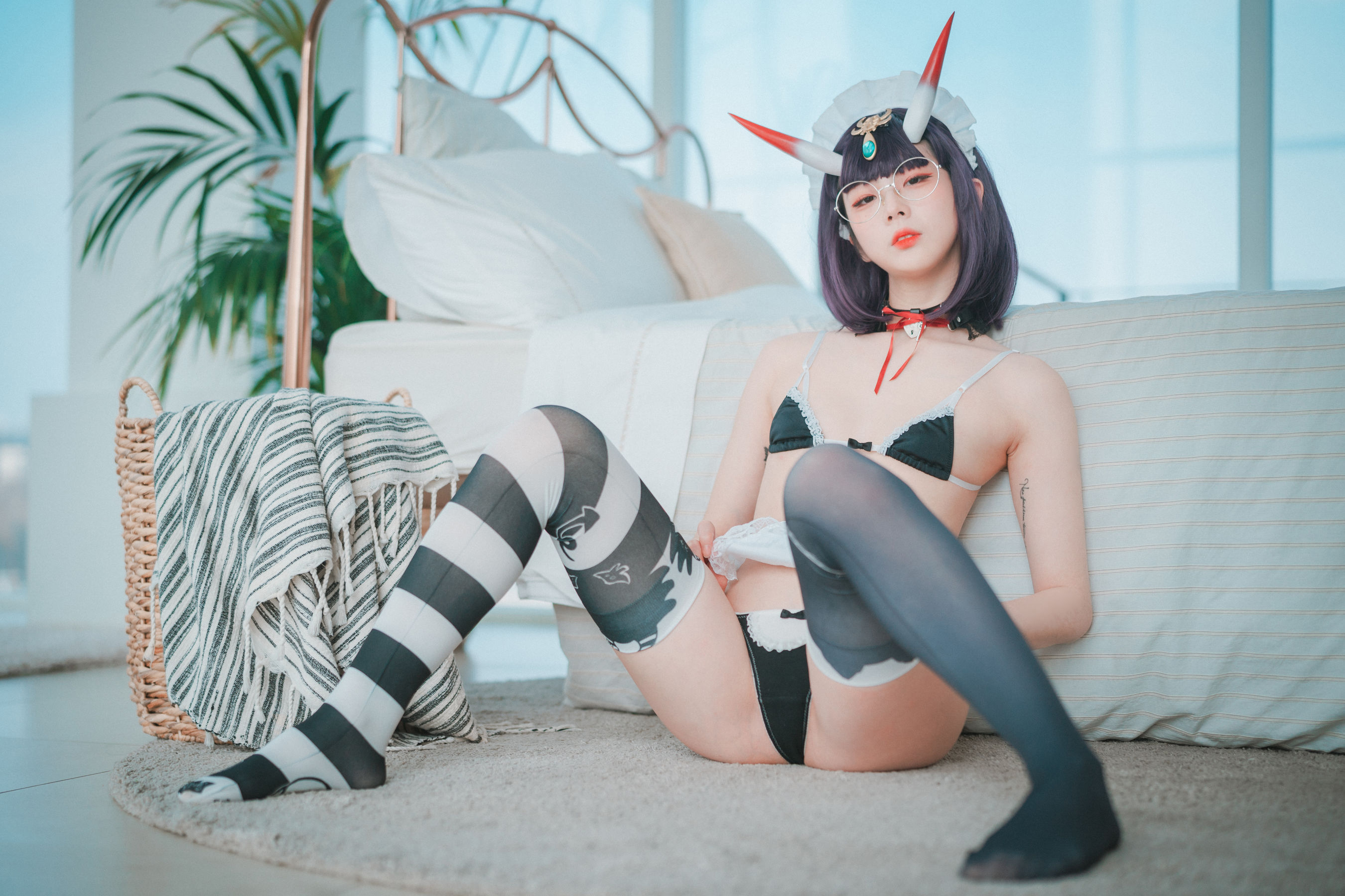 [DJAWA] JANG JOO – Shuten Douji Maid [71P] - 秀人网免费无水印在线套图写真