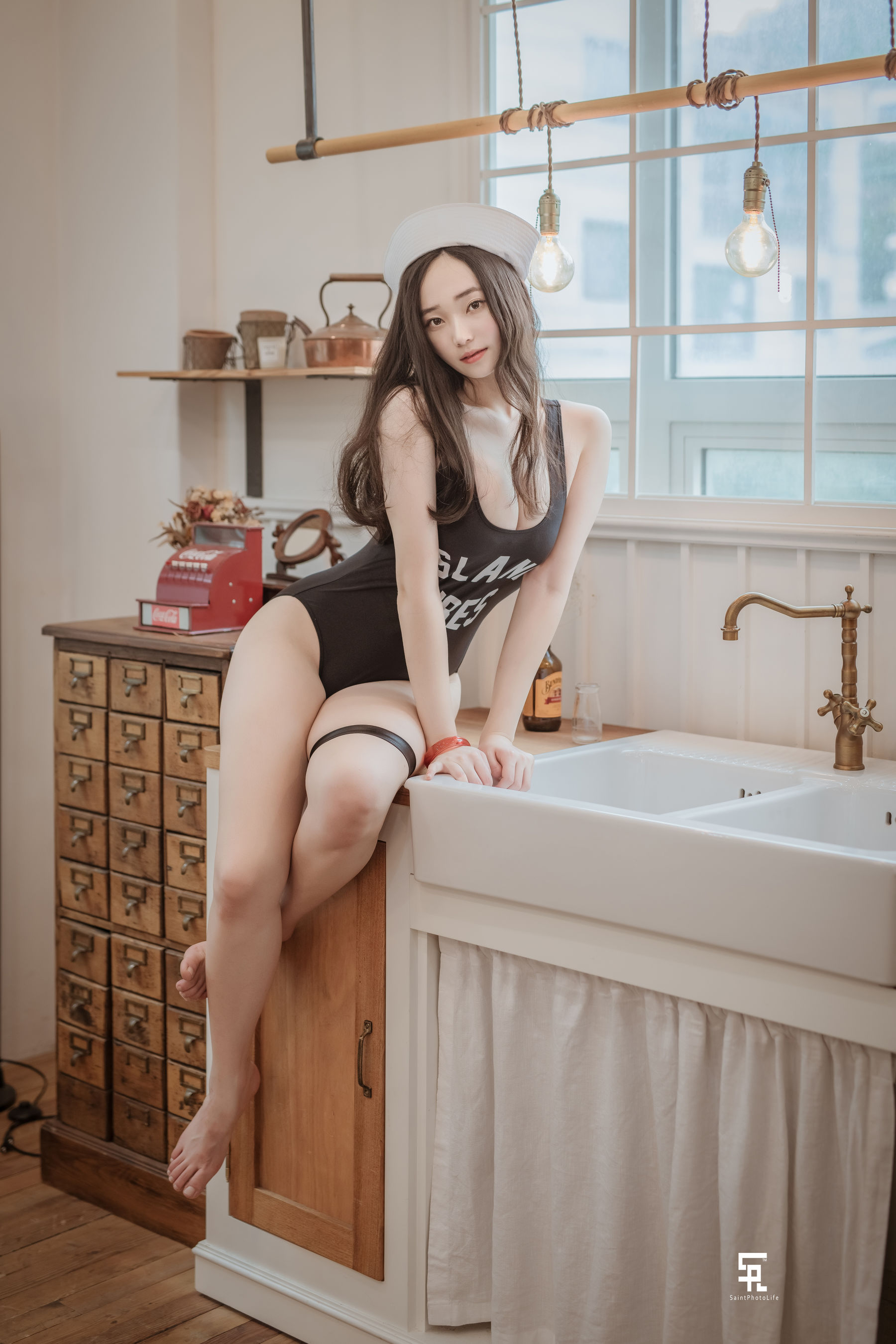 [saintphotolife] 韩国妹子BamBi写真 (一) [48P] - 秀人网免费无水印在线套图写真