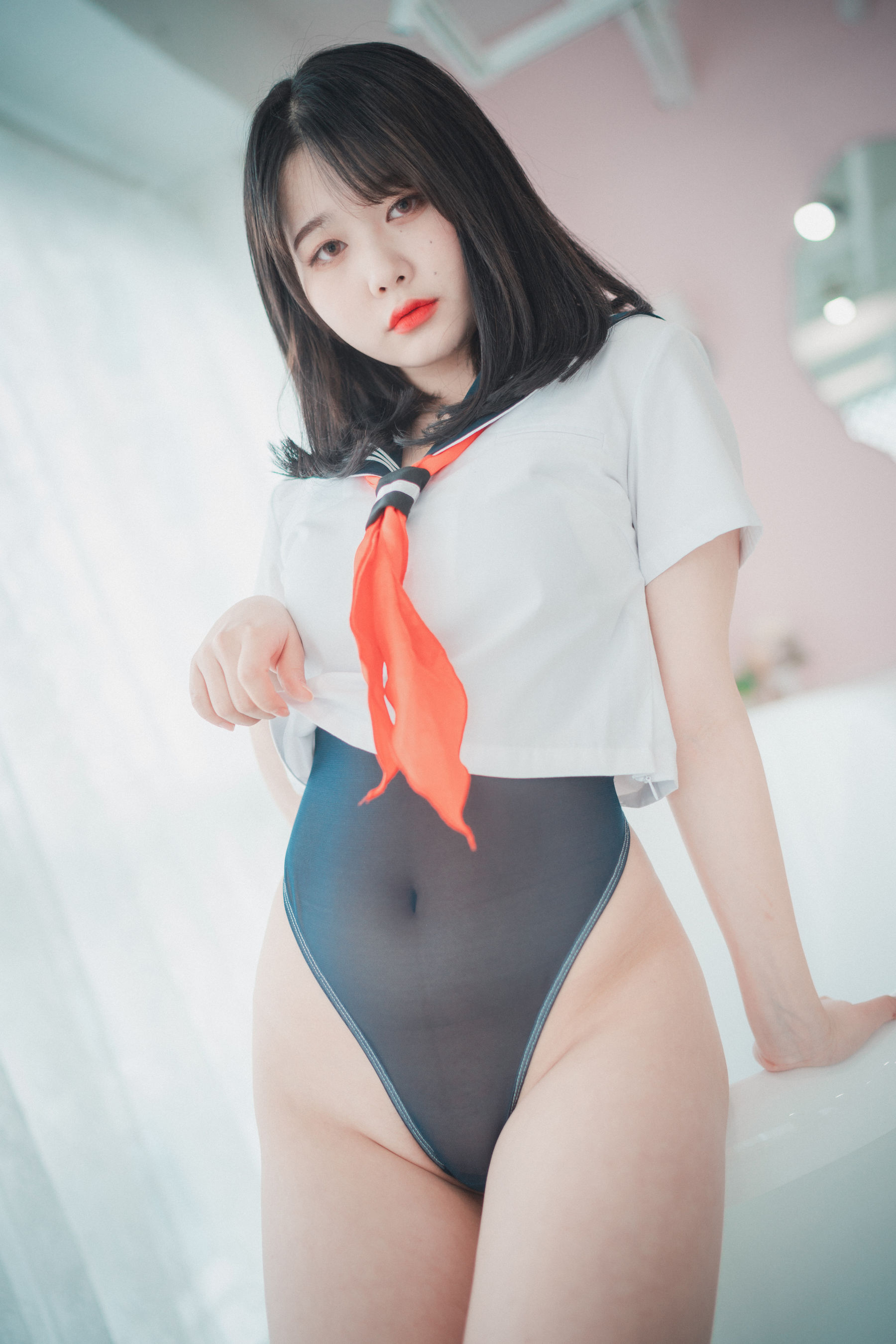[DJAWA] Zia – Swimming Lessons 写真套图 [47P] - 秀人网免费无水印在线套图写真