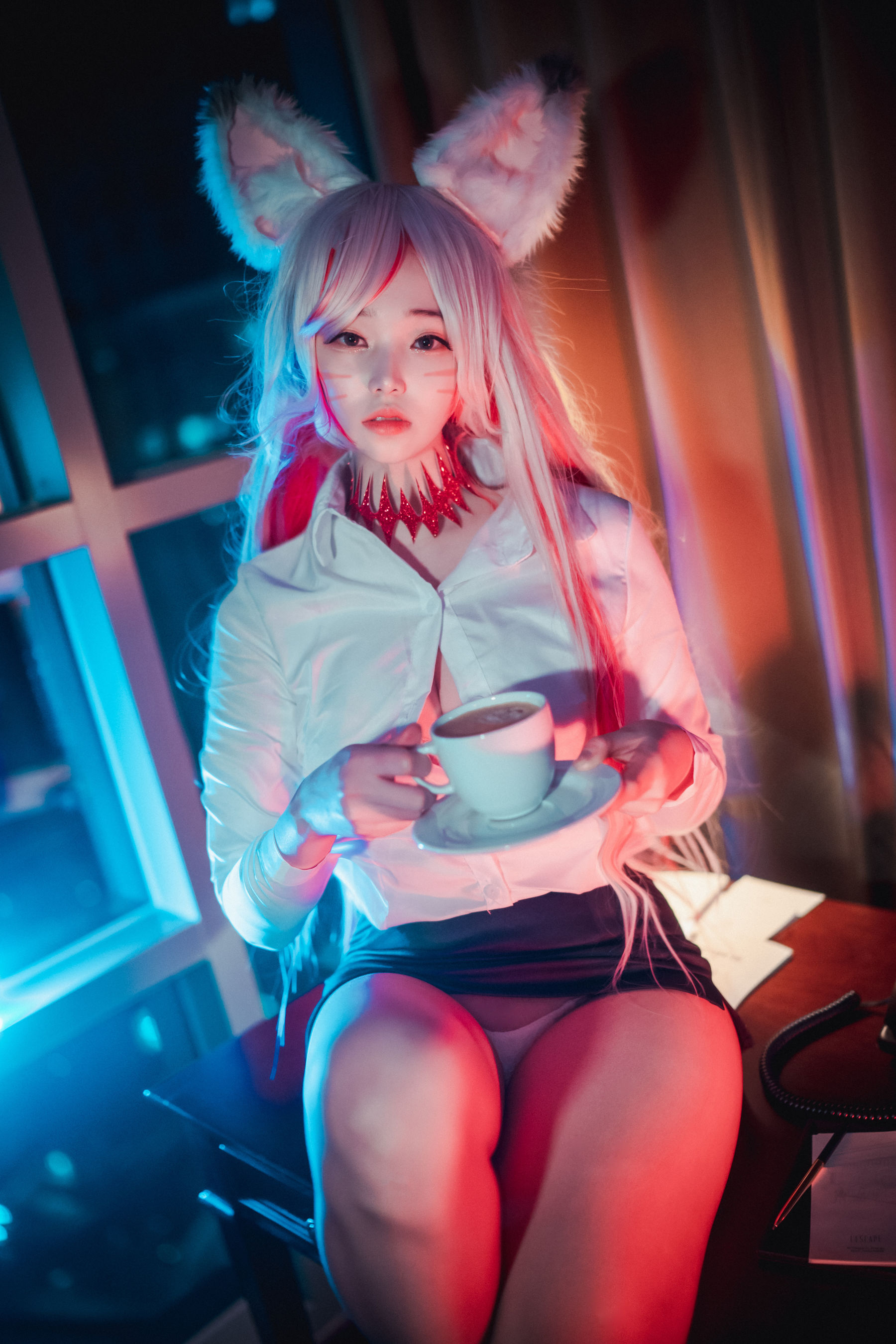 [DJAWA] BamBi – Kumiho in the Office [58P] - 秀人网免费无水印在线套图写真