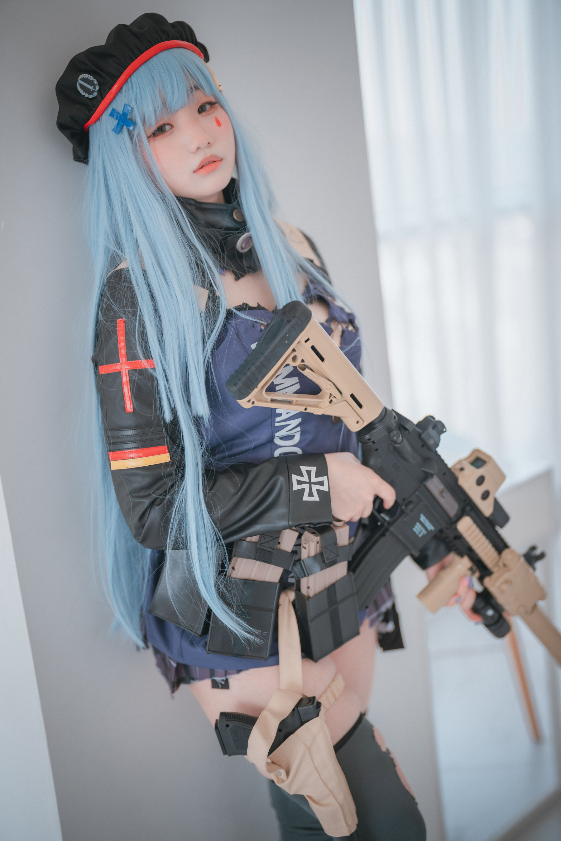 [DJAWA] Mimmi – Girls &#039; Frontline HK416 [192P] - 秀人网免费无水印在线套图写真