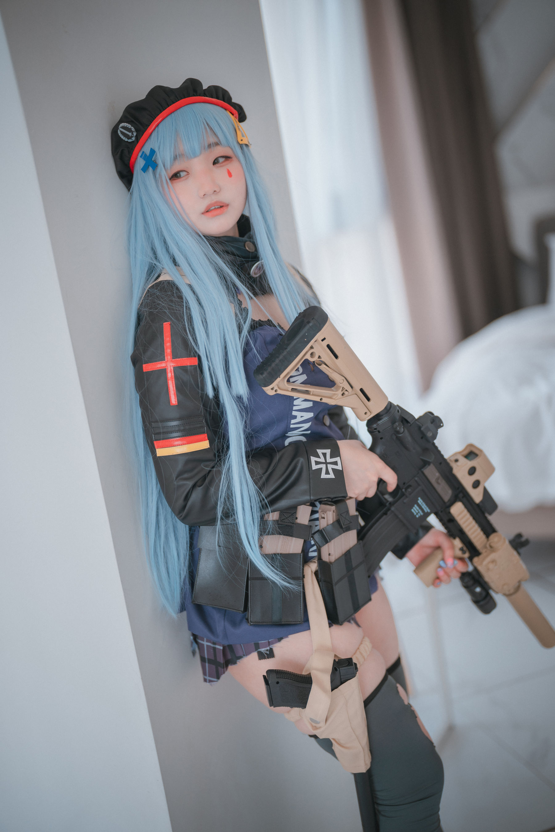 [DJAWA] Mimmi – Girls &#039; Frontline HK416 [192P] - 秀人网免费无水印在线套图写真