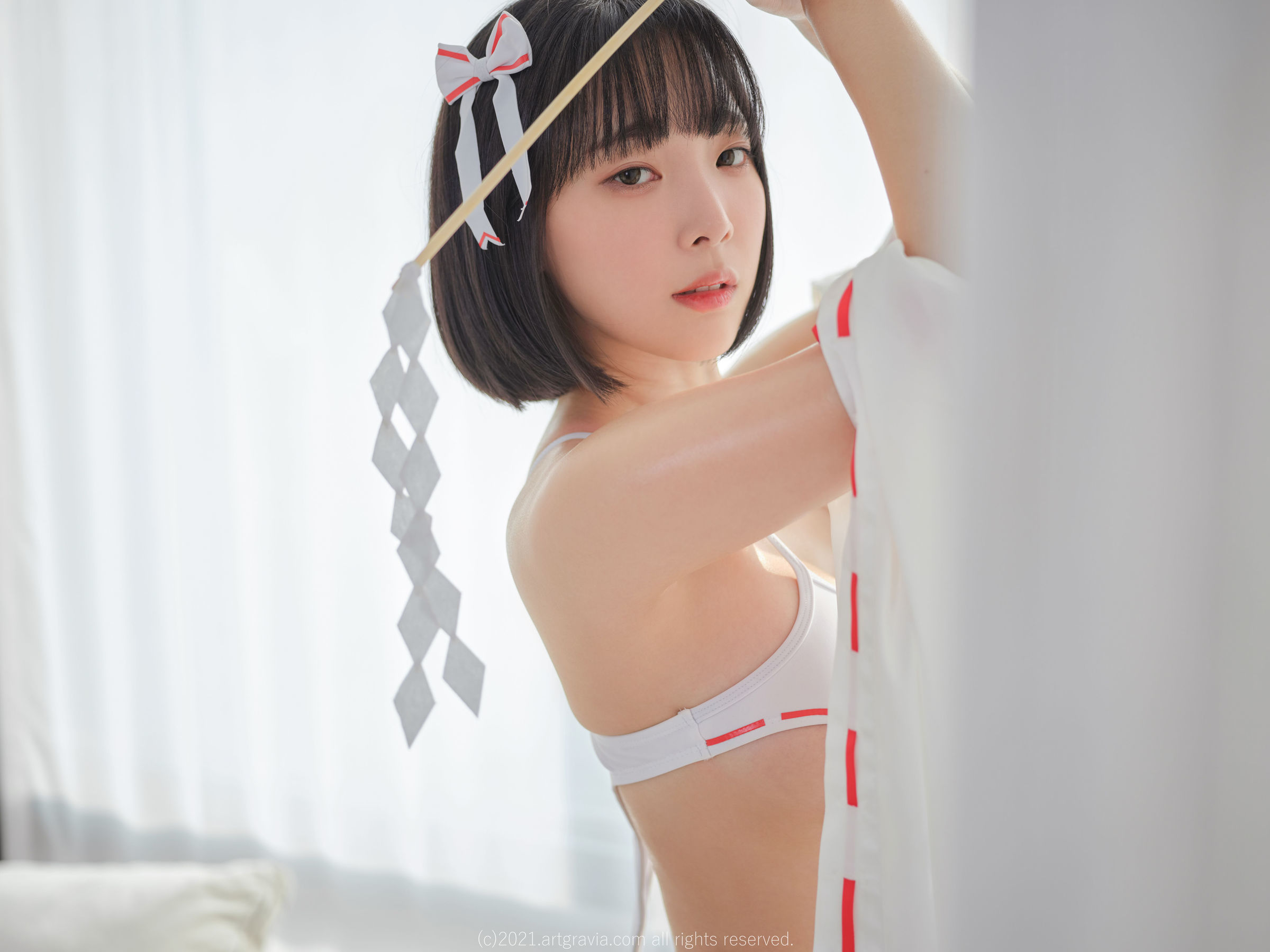 [ARTGRAVIA] VOL.362 Kang In-kyung [128P] - 秀人网免费无水印在线套图写真