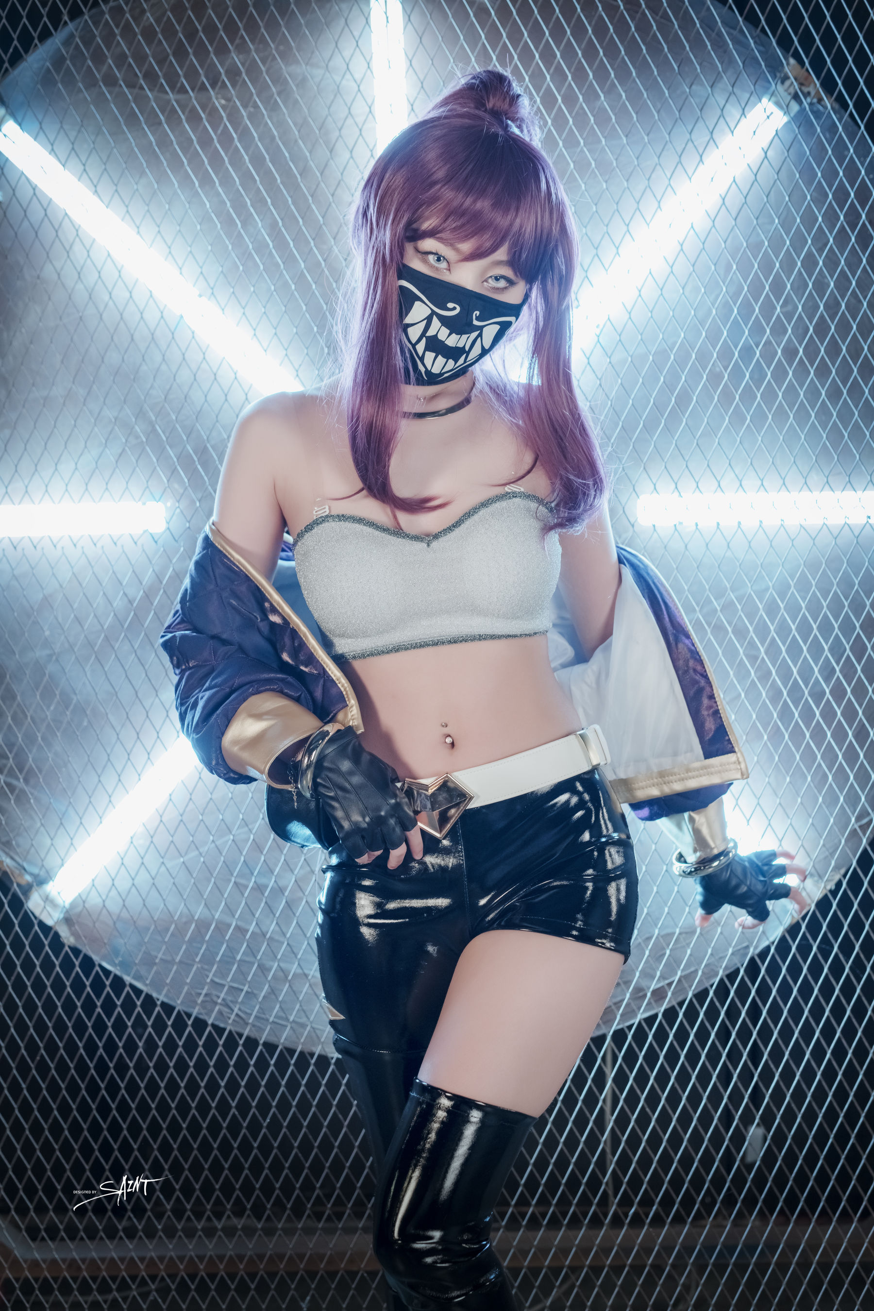 [saintphotolife] Yuna – Yuna&#039;s Cos Vol.04 KDA Akali &#038; Nier Automata [65P] - 秀人网免费无水印在线套图写真