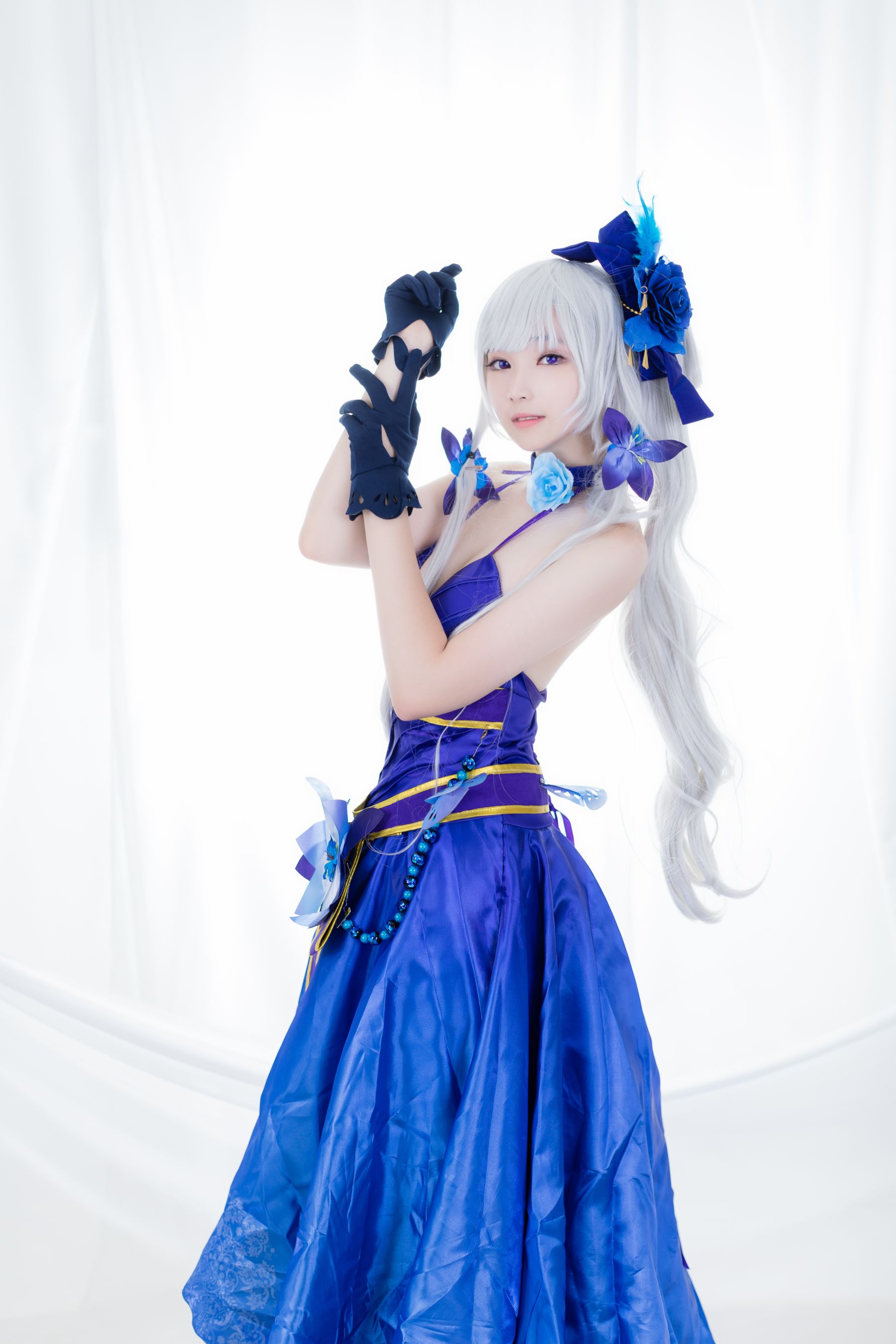 [ARTGRAVIA] 韩国妹子 BamBi写真 – Azur Lane – Illustrious (Never-Ending Tea Party ver.) [42P] - 秀人网免费无水印在线套图写真
