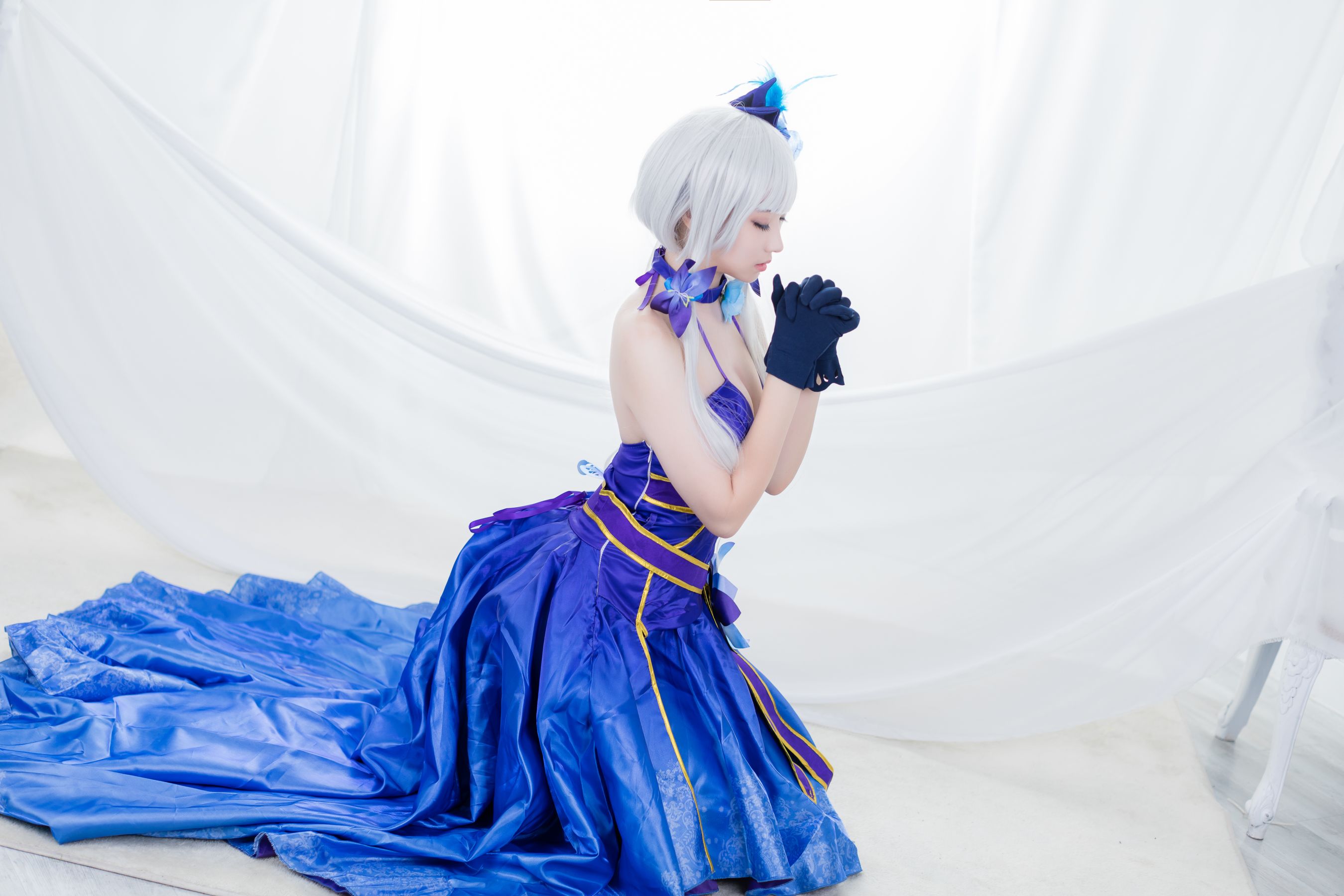 [ARTGRAVIA] 韩国妹子 BamBi写真 – Azur Lane – Illustrious (Never-Ending Tea Party ver.) [42P] - 秀人网免费无水印在线套图写真