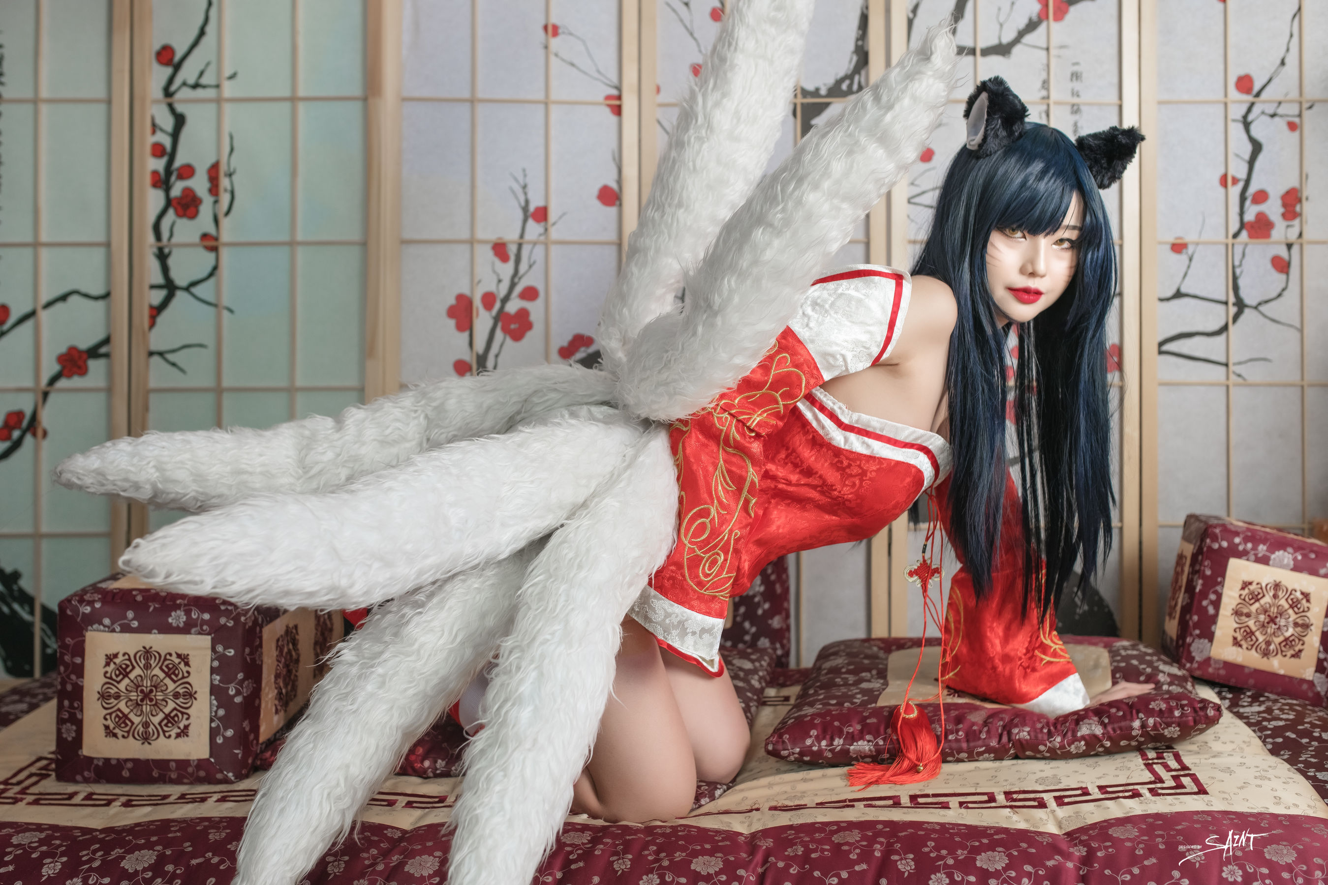 [saintphotolife] Yuna – Original Ahri [52P] - 秀人网免费无水印在线套图写真