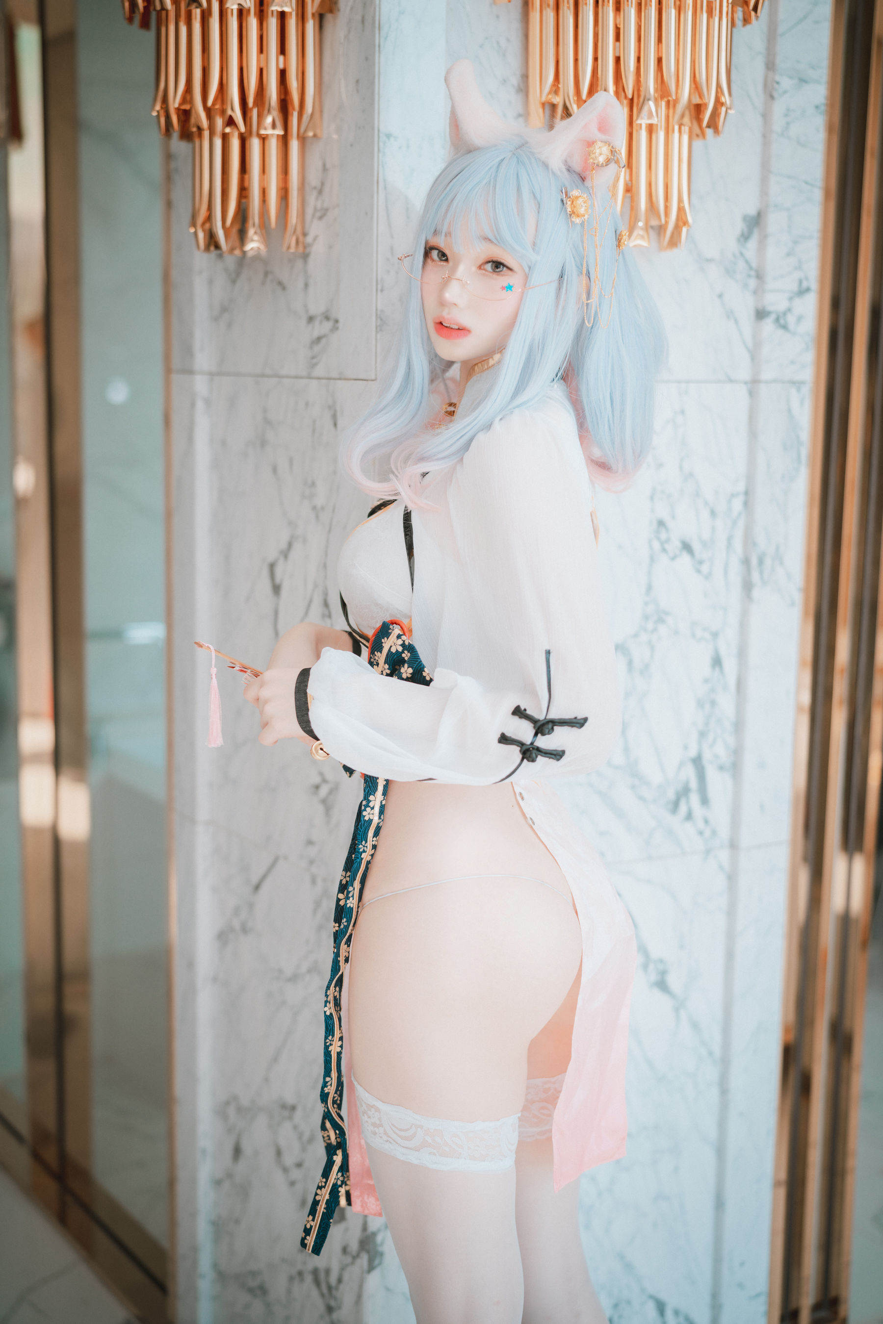 [DJAWA] BamBi – Le Chat Porte un Qipao [87P] - 秀人网免费无水印在线套图写真