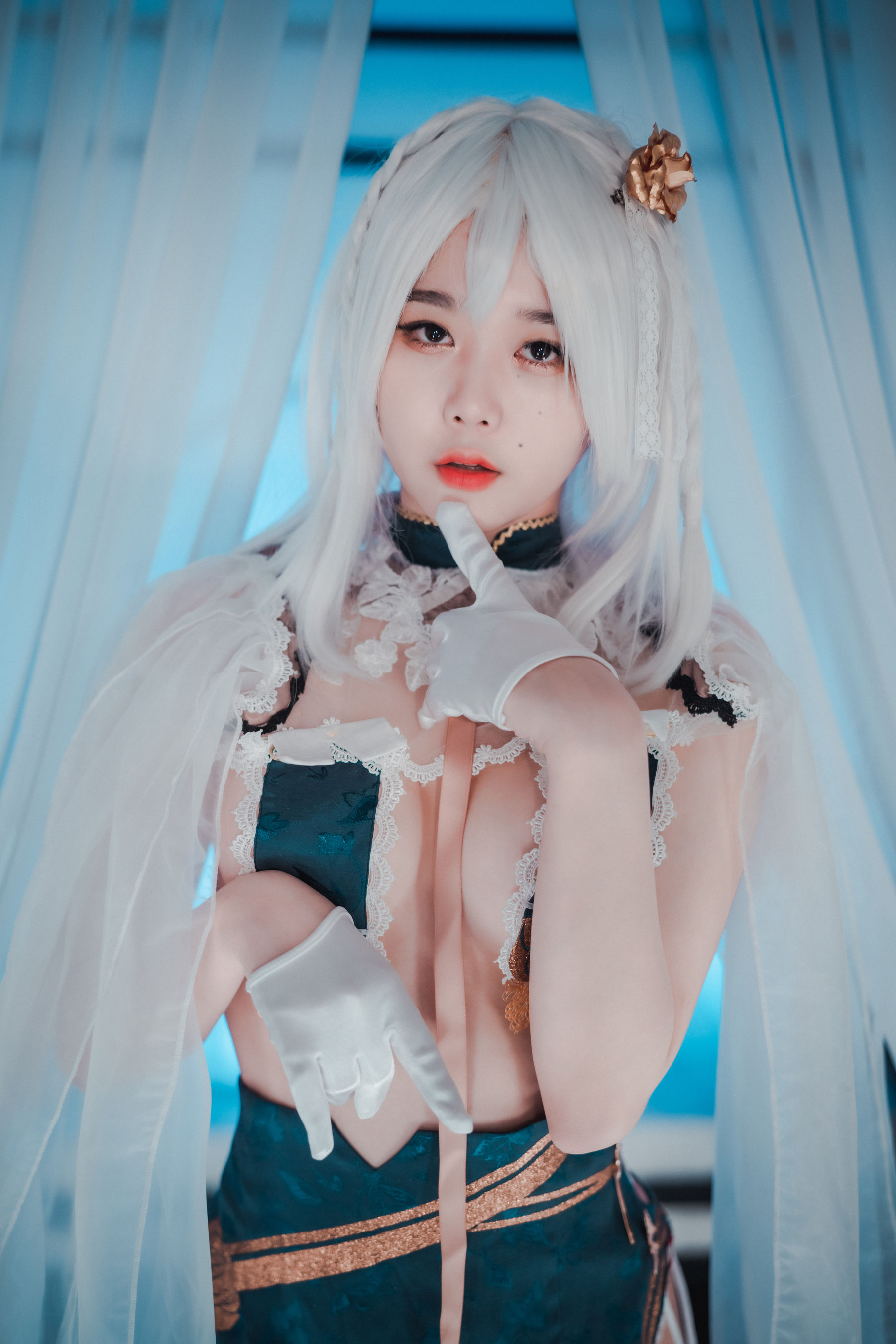 [DJAWA] Zia – Azure Horizons [55P] - 秀人网免费无水印在线套图写真