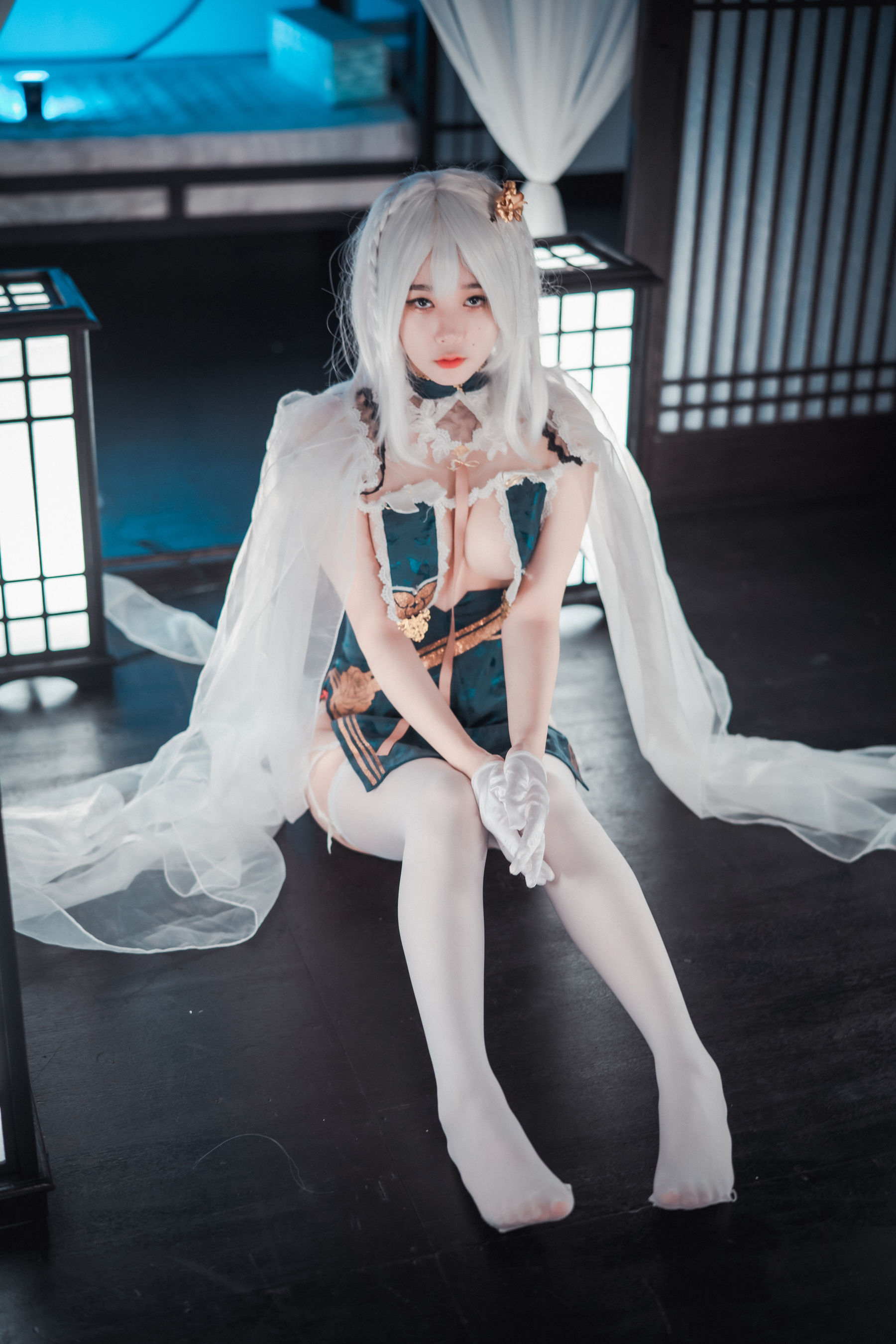 [DJAWA] Zia – Azure Horizons [55P] - 秀人网免费无水印在线套图写真