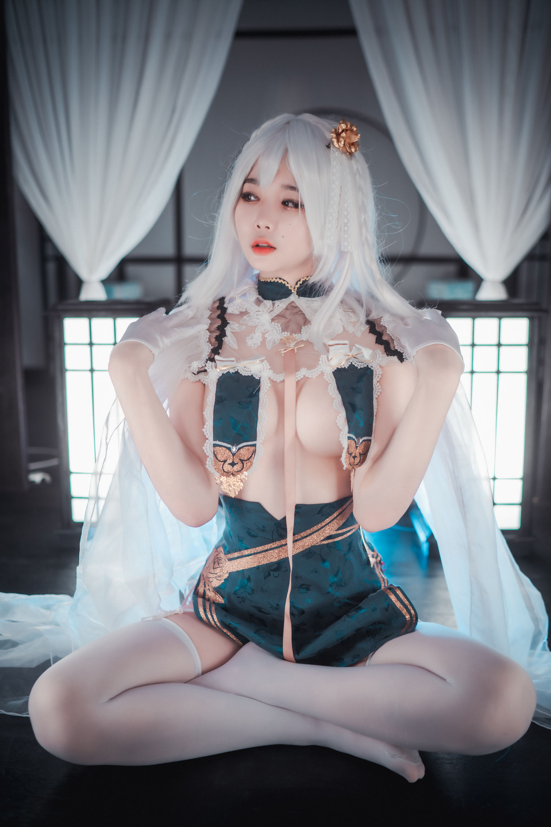 [DJAWA] Zia – Azure Horizons [55P] - 秀人网免费无水印在线套图写真