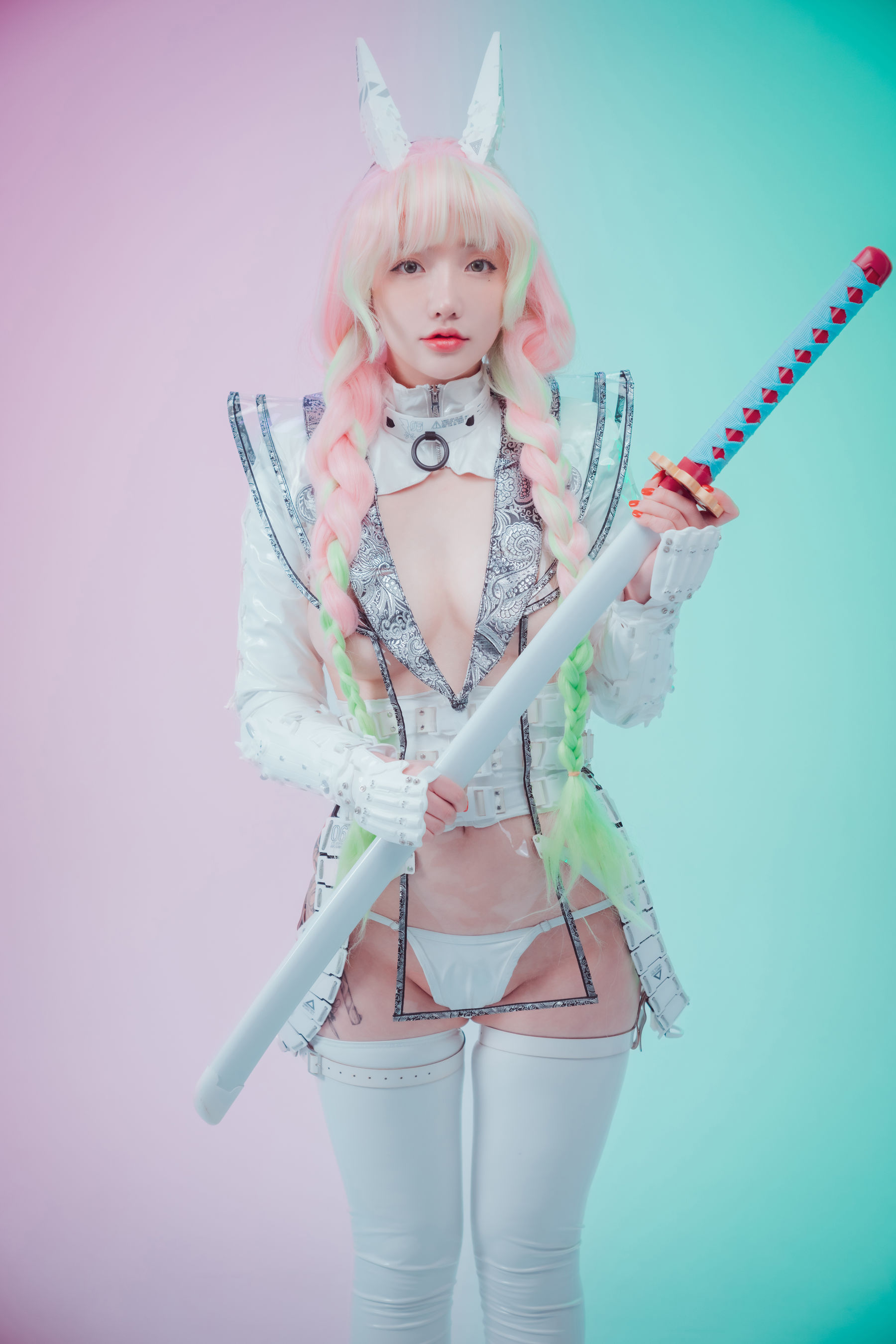 [DJAWA] Yeeun – Cyber Hunter Mitsuri [52P] - 秀人网免费无水印在线套图写真