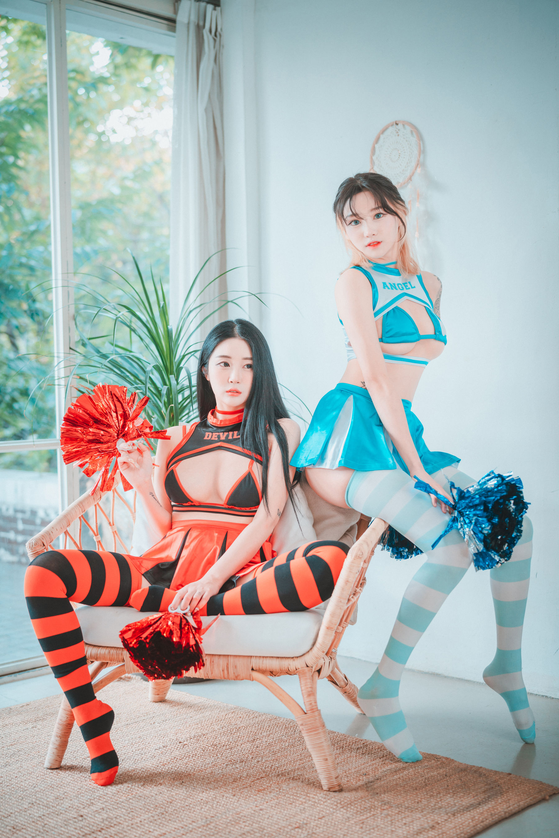 [DJAWA] Bomi &#038; Taeri – Devil 666 &#038; Angel 777 [81P] - 秀人网免费无水印在线套图写真
