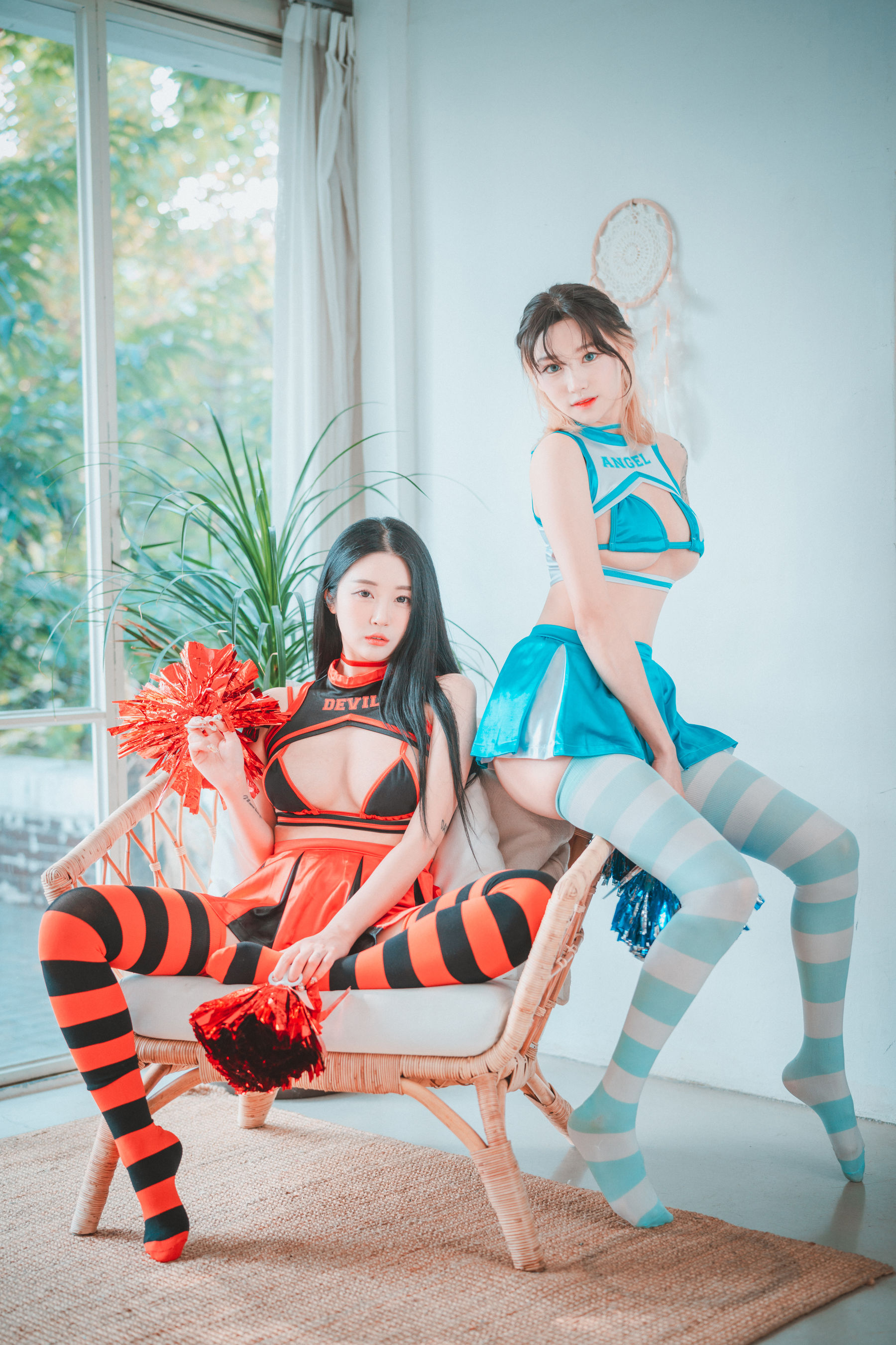 [DJAWA] Bomi &#038; Taeri – Devil 666 &#038; Angel 777 [81P] - 秀人网免费无水印在线套图写真