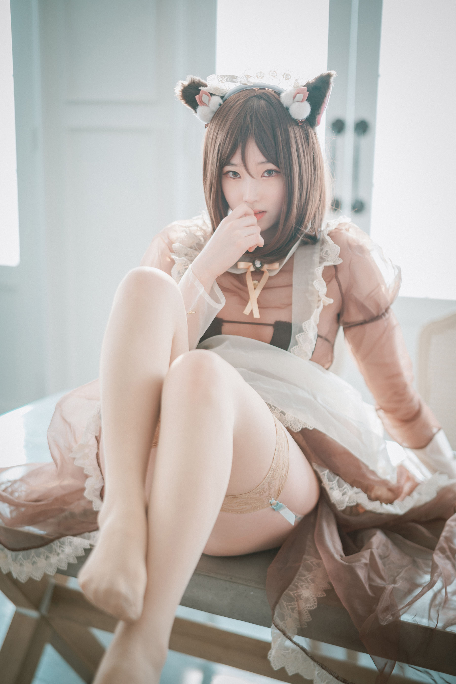 [DJAWA] BamBi – Pure Marron 写真套图 [41P] - 秀人网免费无水印在线套图写真