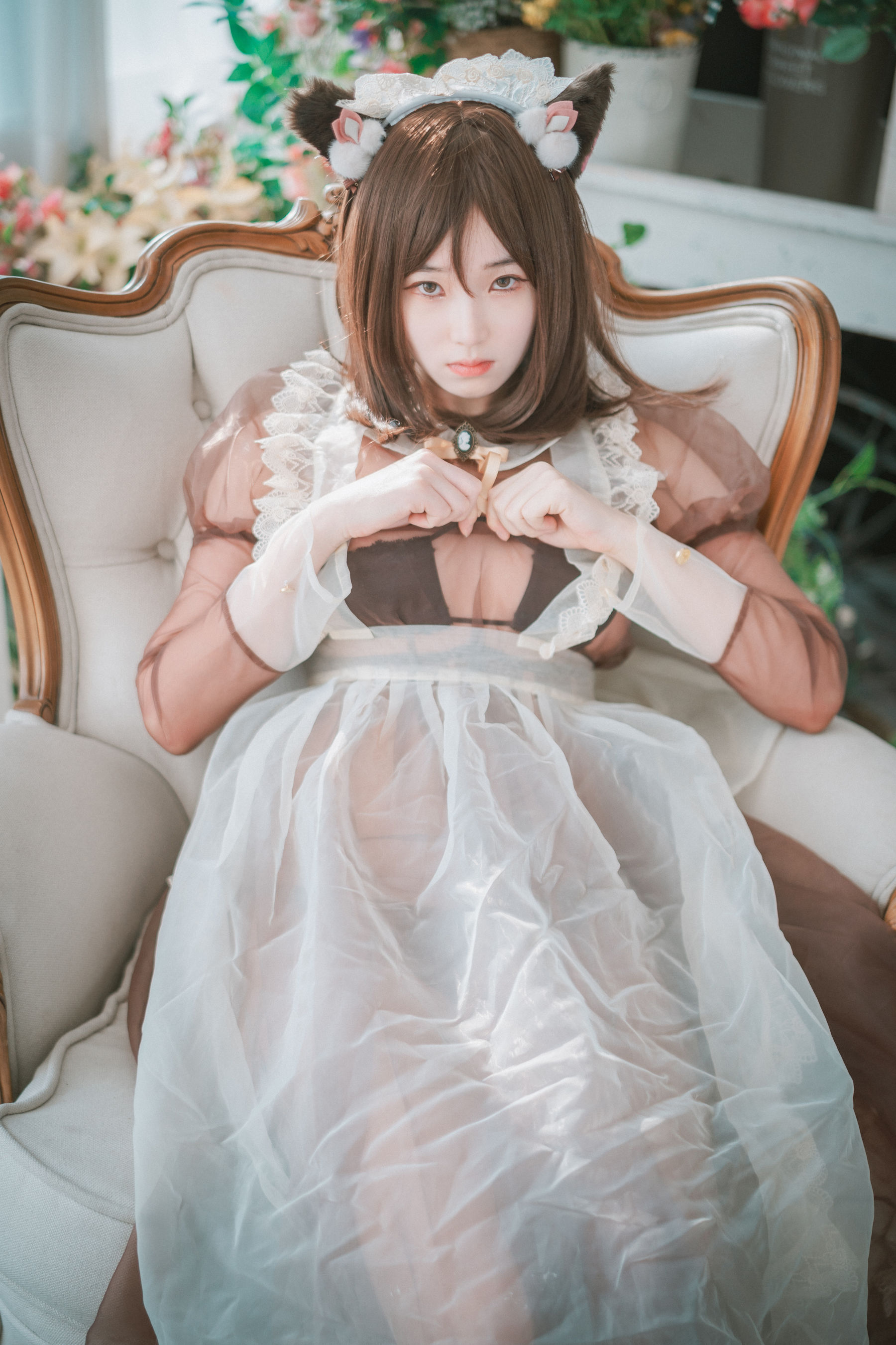 [DJAWA] BamBi – Pure Marron 写真套图 [41P] - 秀人网免费无水印在线套图写真